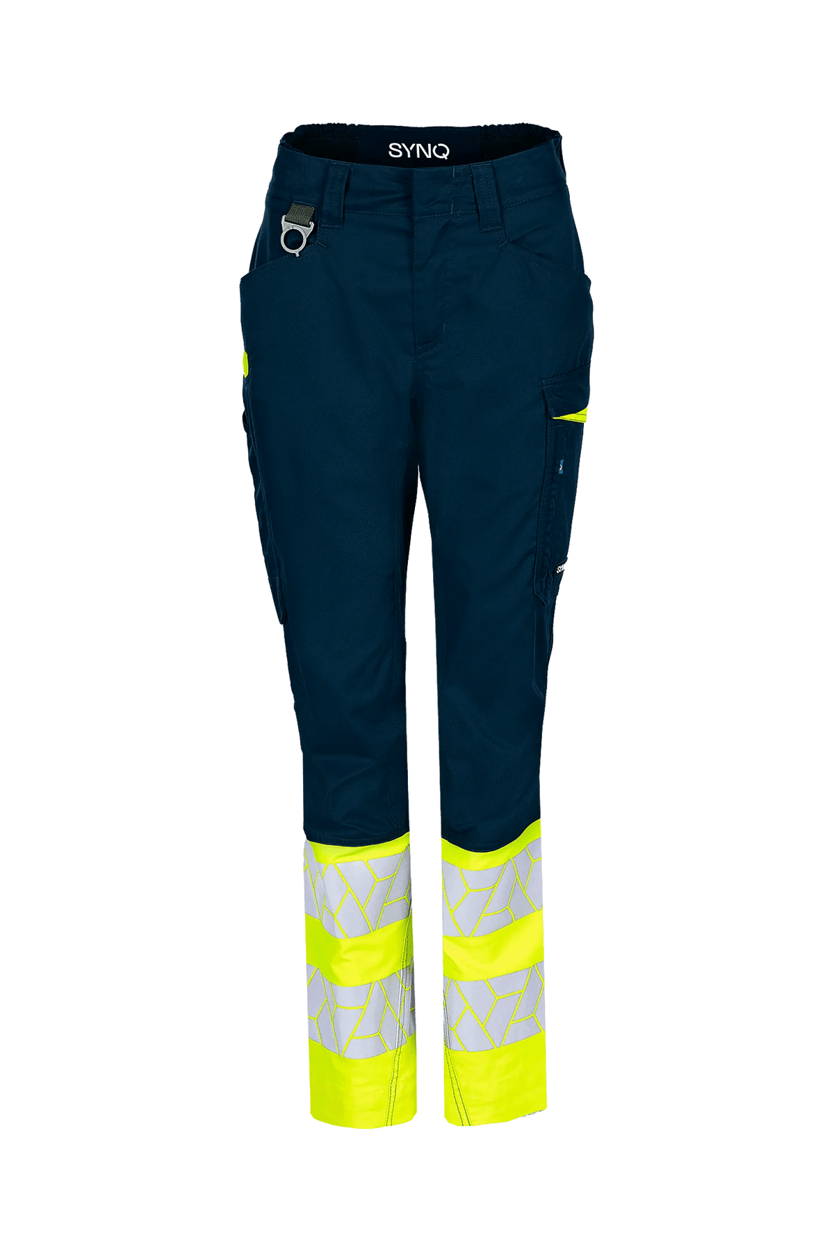 SYNQ Qlear Women in Navy blue/High-vis yellow, front view