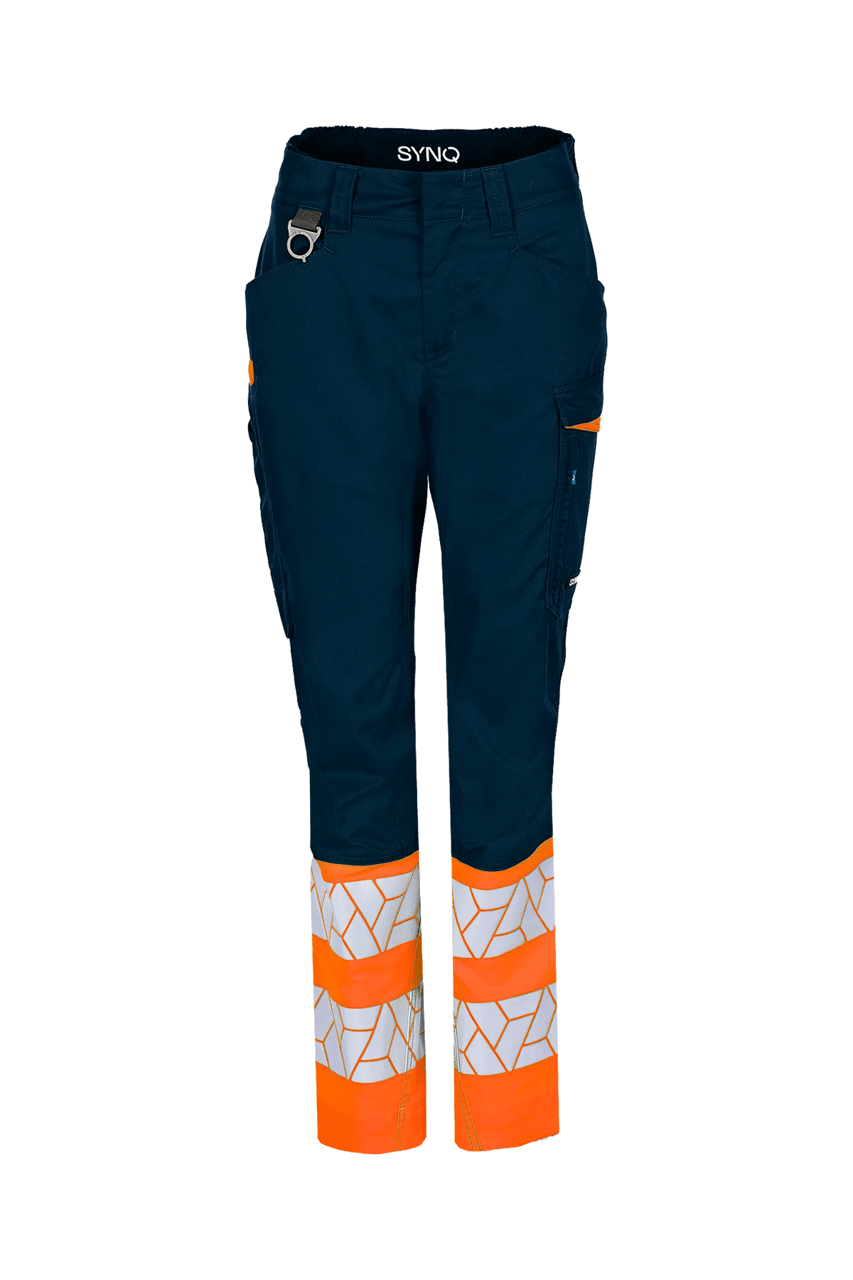 SYNQ Qlear Women in Navy blue/High-vis orange, front view