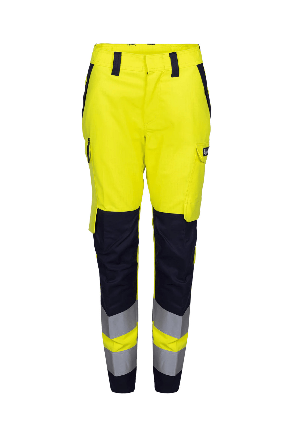 Sioen PRO Mizar Women in High-vis yellow/Navy blue, front view