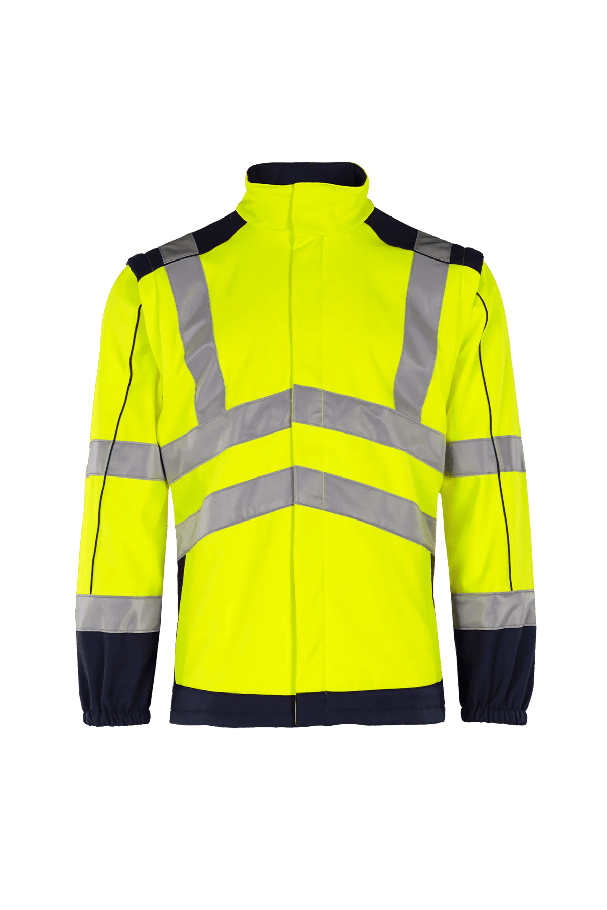 Sioen Drayton in High-vis yellow/Navy blue, front view