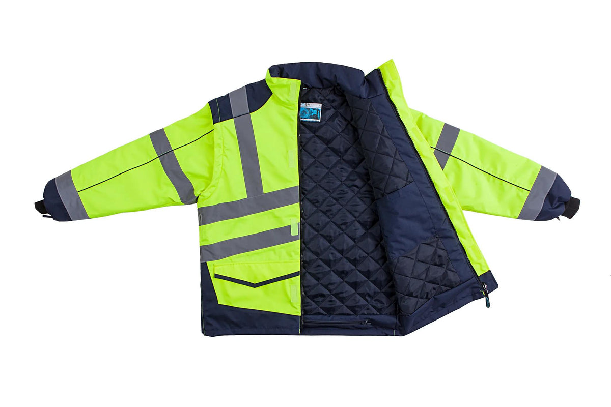 Sioen Alford in High-vis yellow/Navy blue