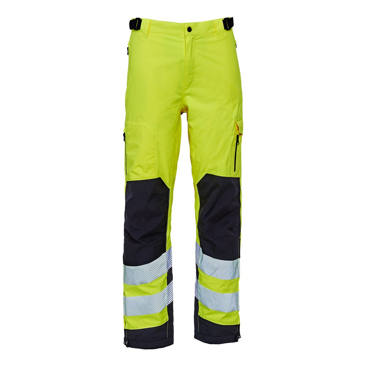 ELKA Rainwear Visible Xtreme Stretch Waist Trousers in Fl. Yellow/Black