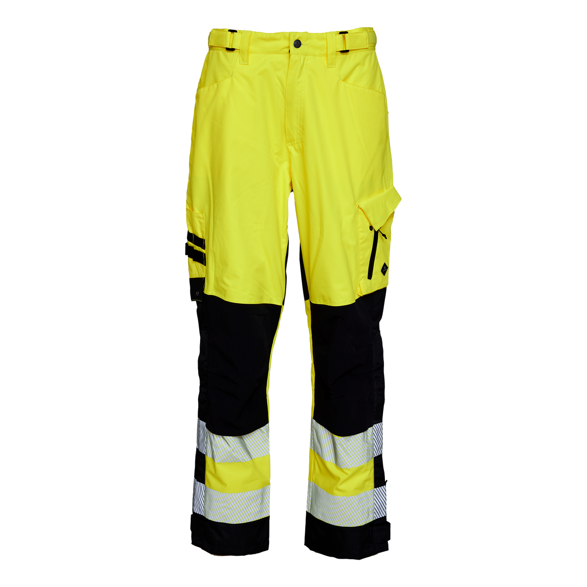 ELKA Rainwear Visible Xtreme Recycled Waist Trousers in Fl. Yellow/Black