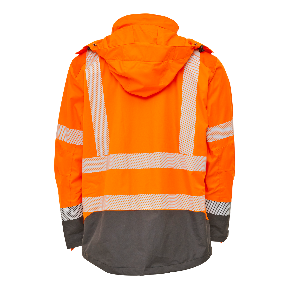 ELKA Rainwear Visible Xtreme Stretch Jacket in Fl. Orange/Black