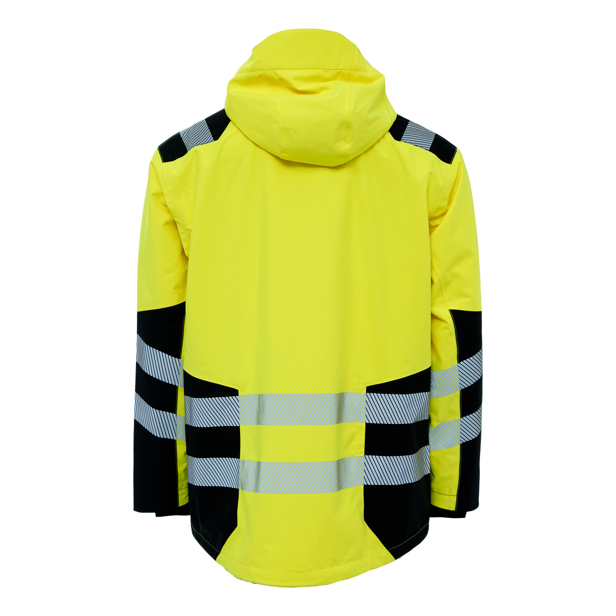 ELKA Rainwear Visible Xtreme Recycled Jacket in Fl. Yellow/Black