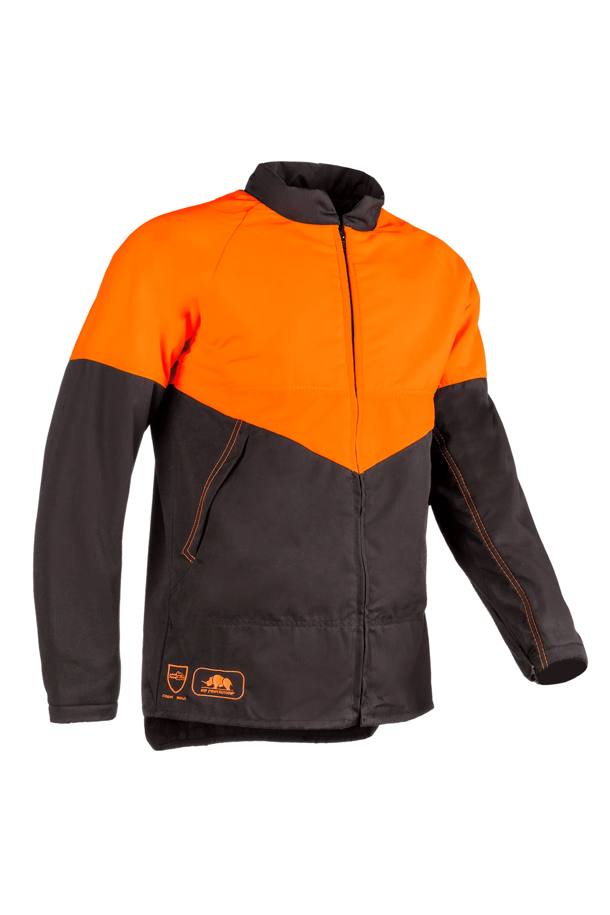 SIP Protection Portet in Hi-Vis Orange/Anthracite, side view