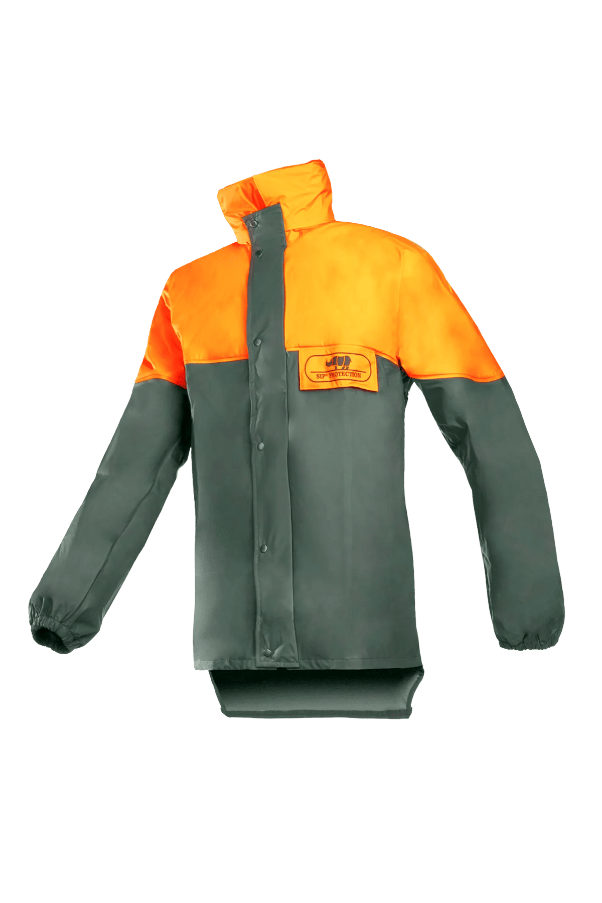 SIP Protection 1SJ3 in Green Khaki/Hi-Vis Orange, side view