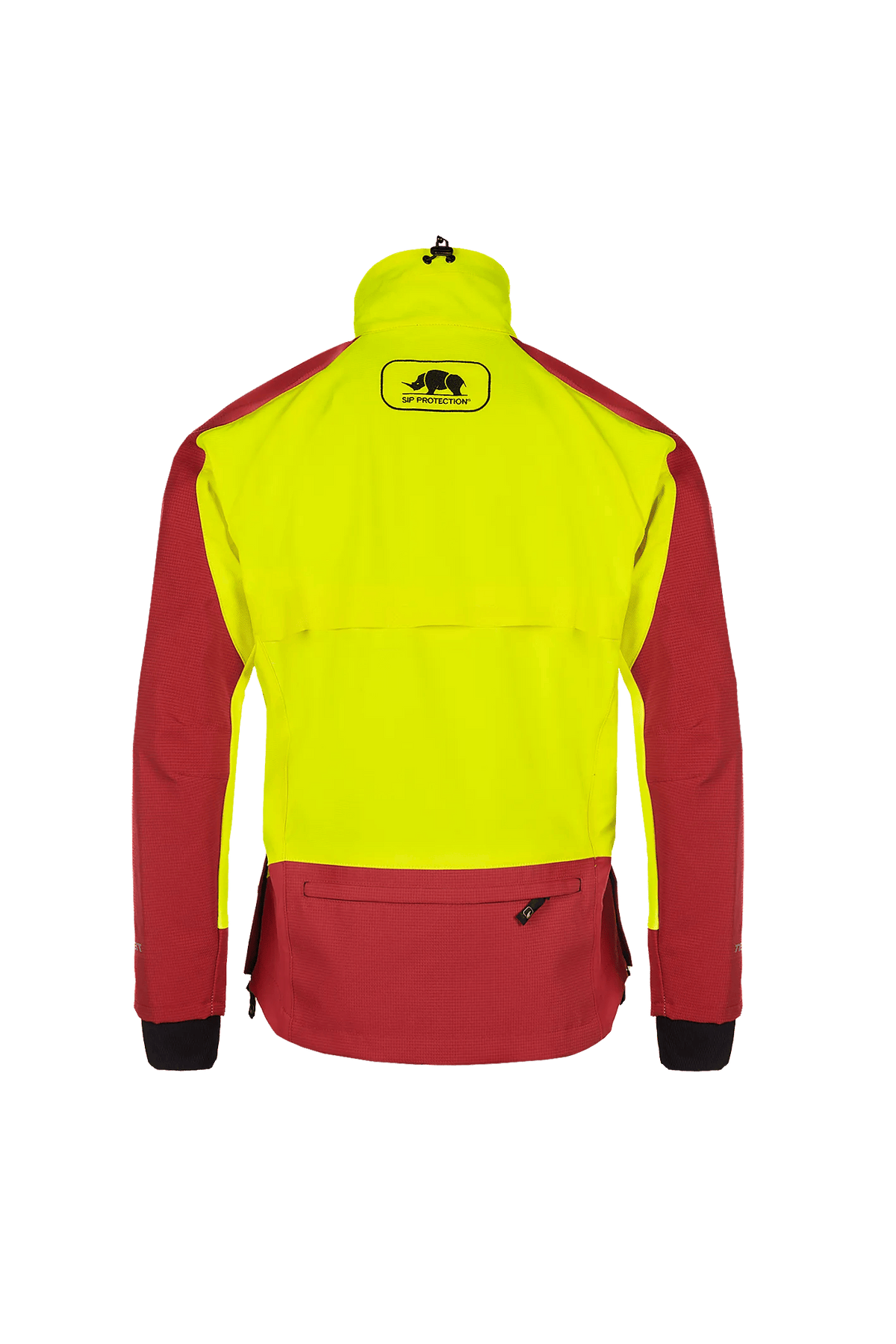 SIP Protection Eifel in Hi-Vis Yellow/Red, back view
