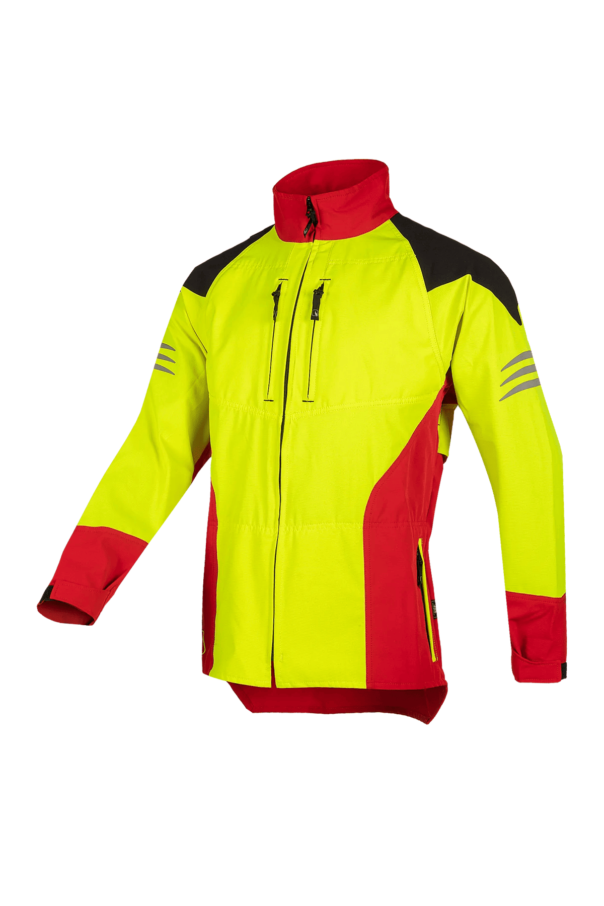 SIP Protection Shinobi in Hi-Vis Yellow/Red, side view