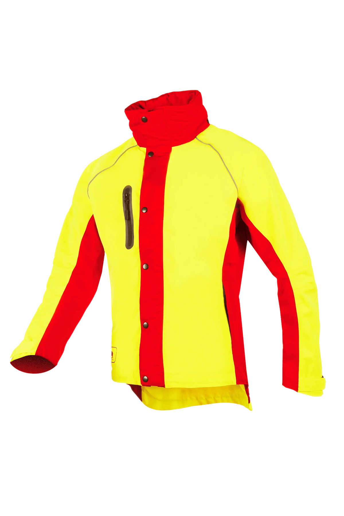 SIP Protection Keiu in Hi-Vis Yellow/Red, side view