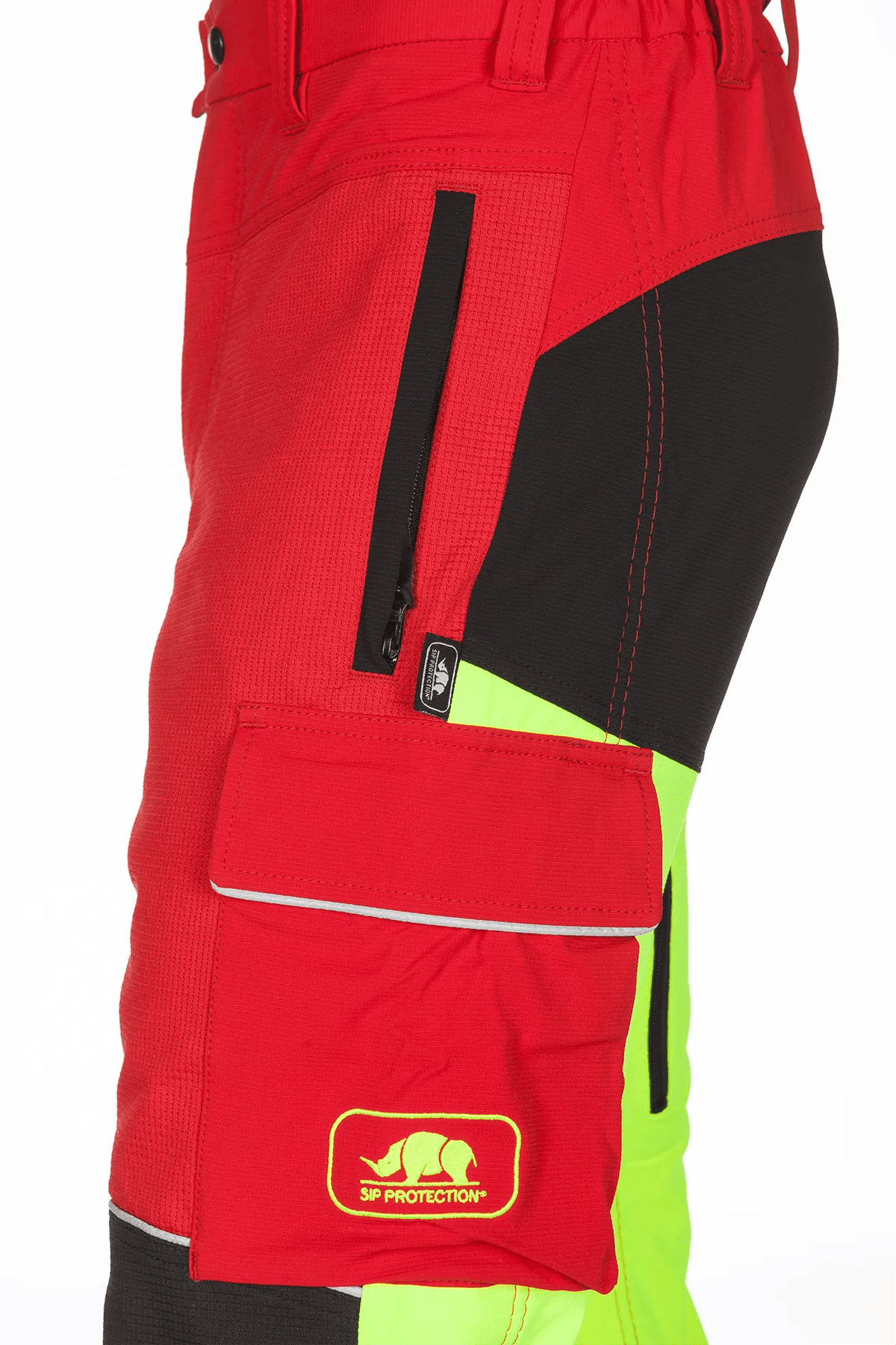 SIP Protection Samourai in Red/Hi-Vis Yellow/Black