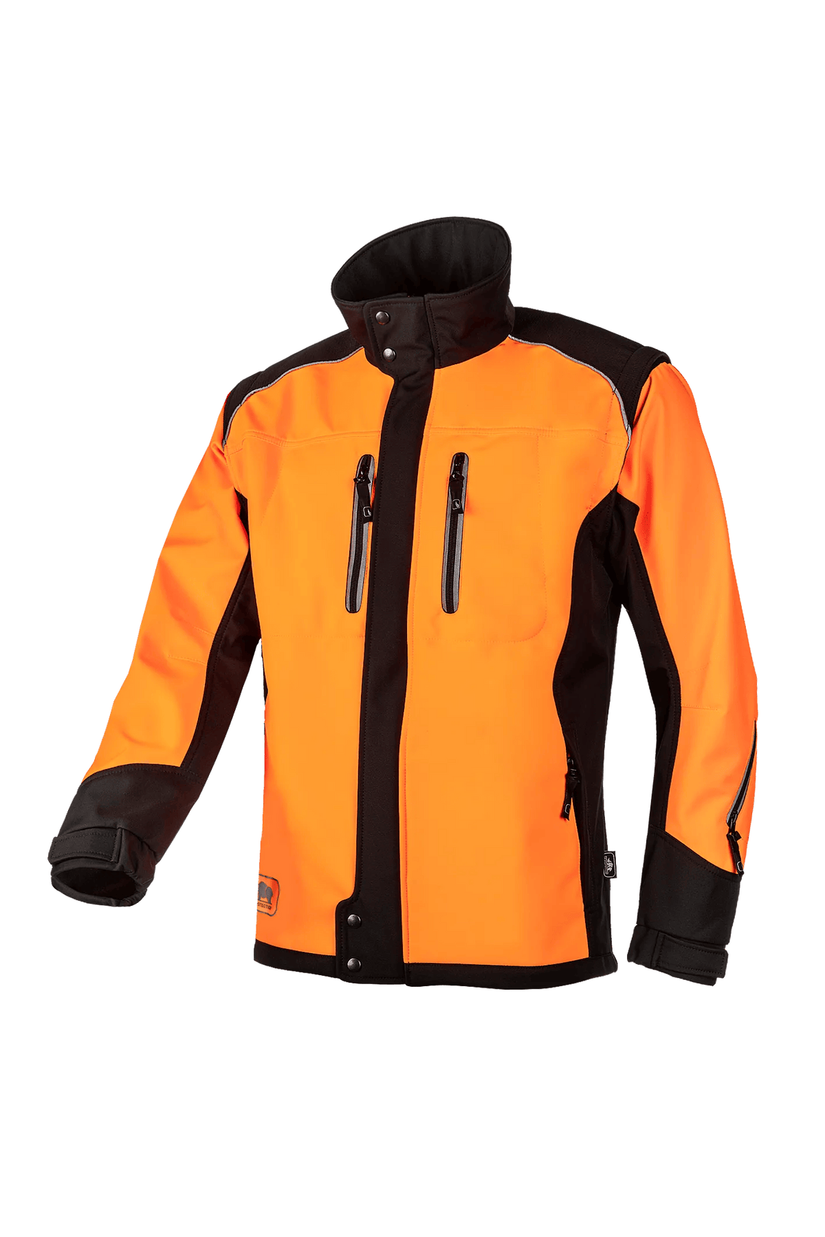 SIP Protection Fuyu in Hi-Vis Orange/Black, side view