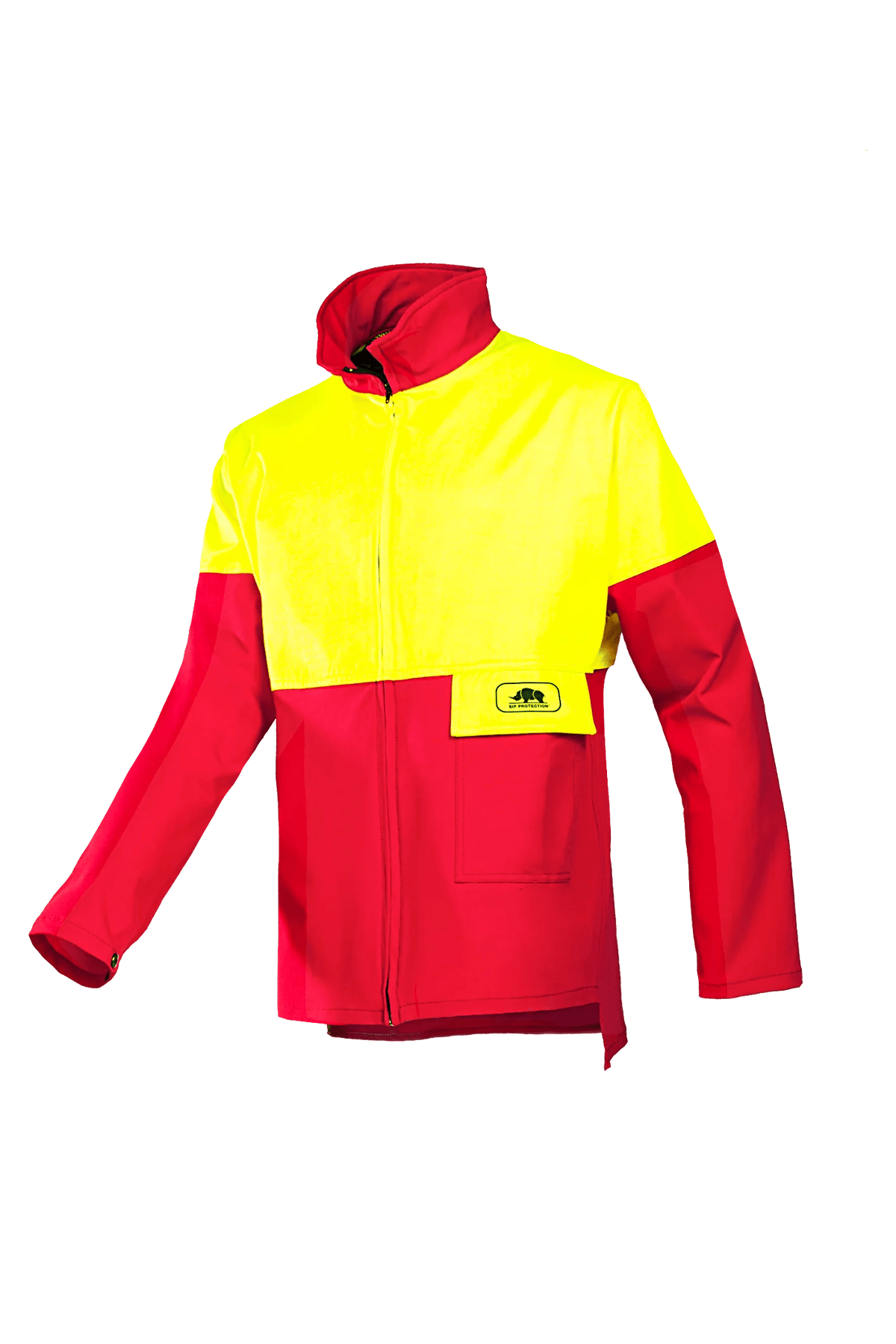 SIP Protection 1XSK in Red/Hi-Vis Yellow, side view