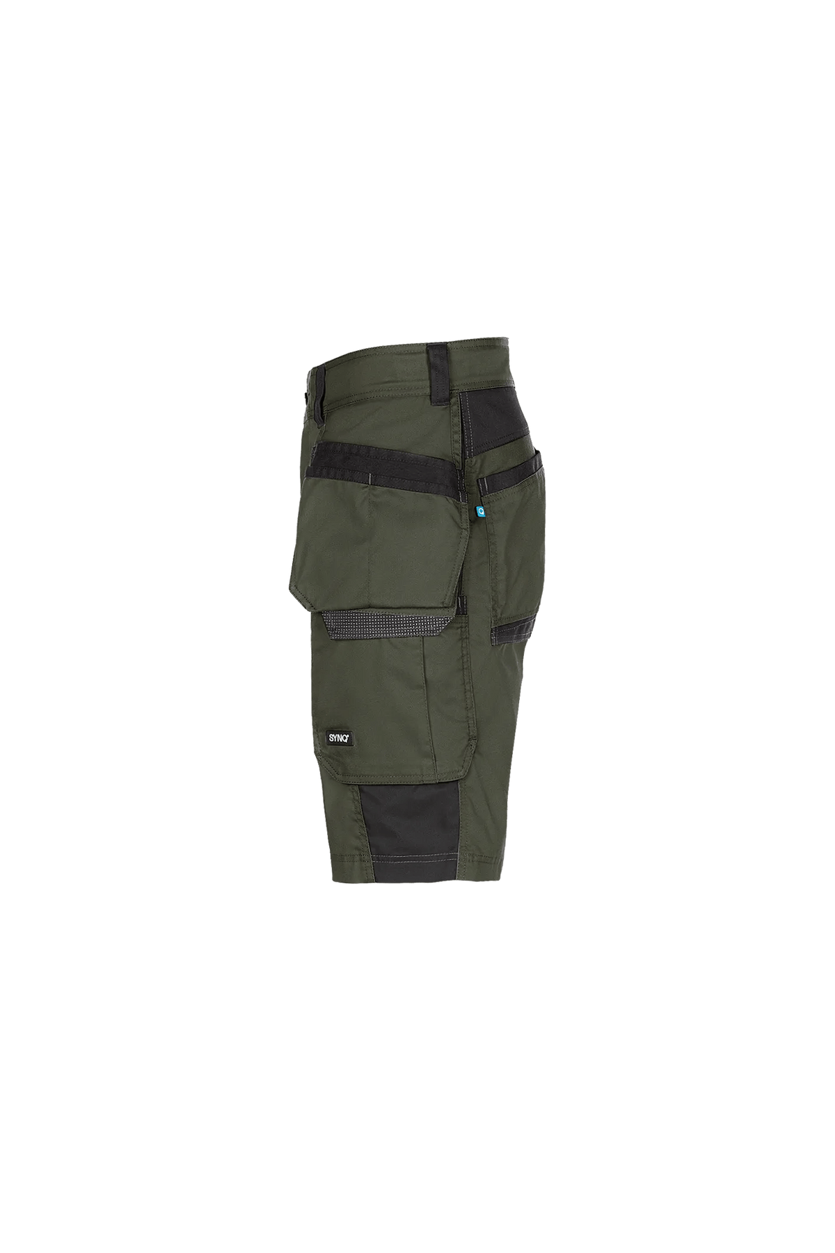 SYNQ Goalie in Khaki green/Black, side view