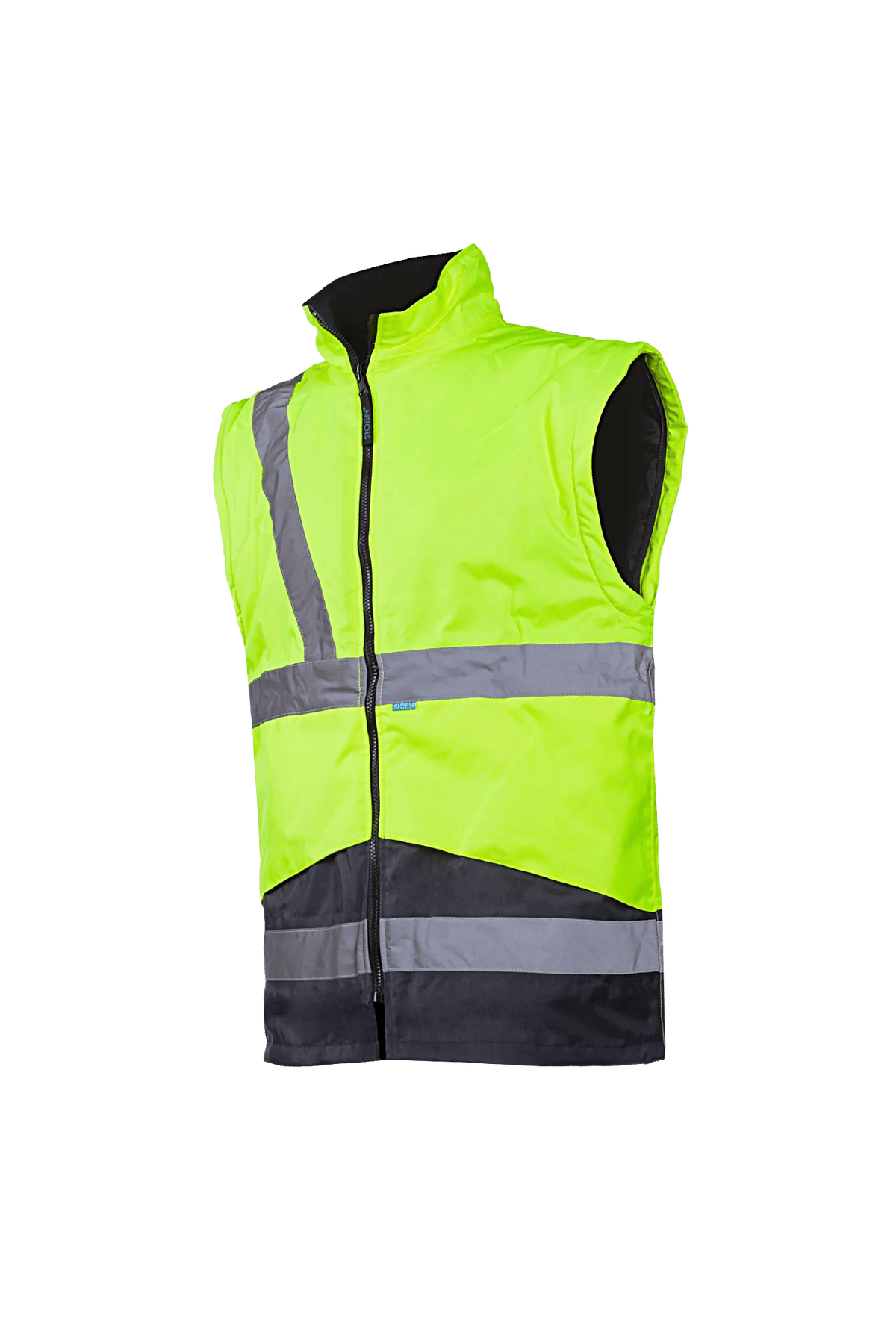 Sioen Skollfield in High-vis yellow/Navy blue