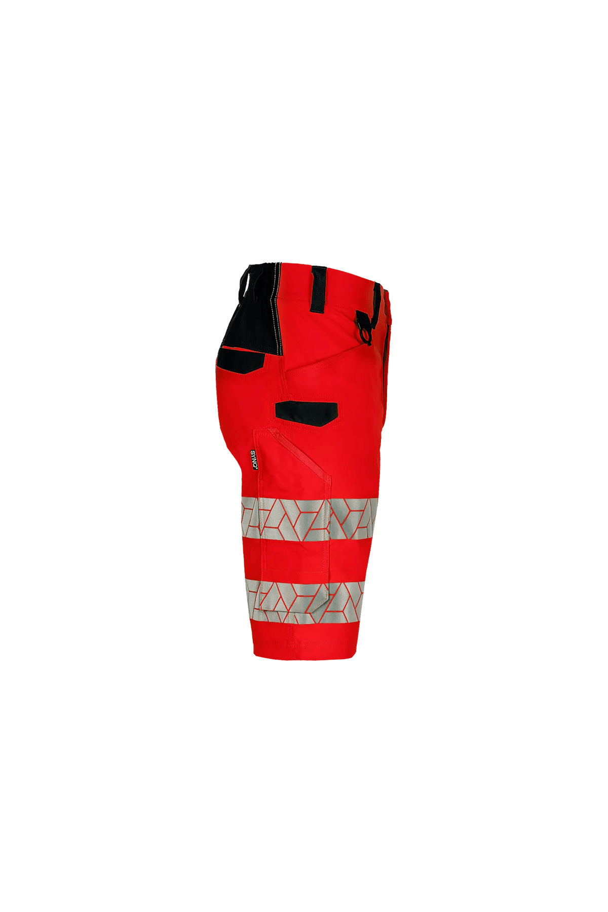 SYNQ Qandid in High-vis red/Black, side view