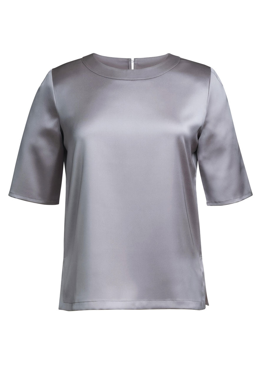 Brook Taverner Ravenna Blouse in Grey, image 2