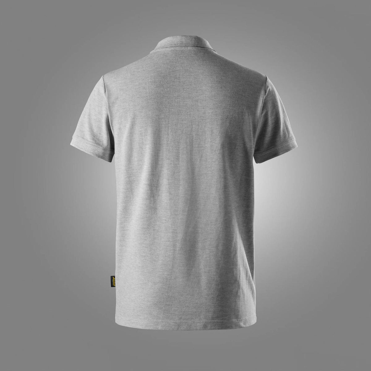Snickers Workwear 2718 Classic Polo T-Shirt in Grey Melange, back view