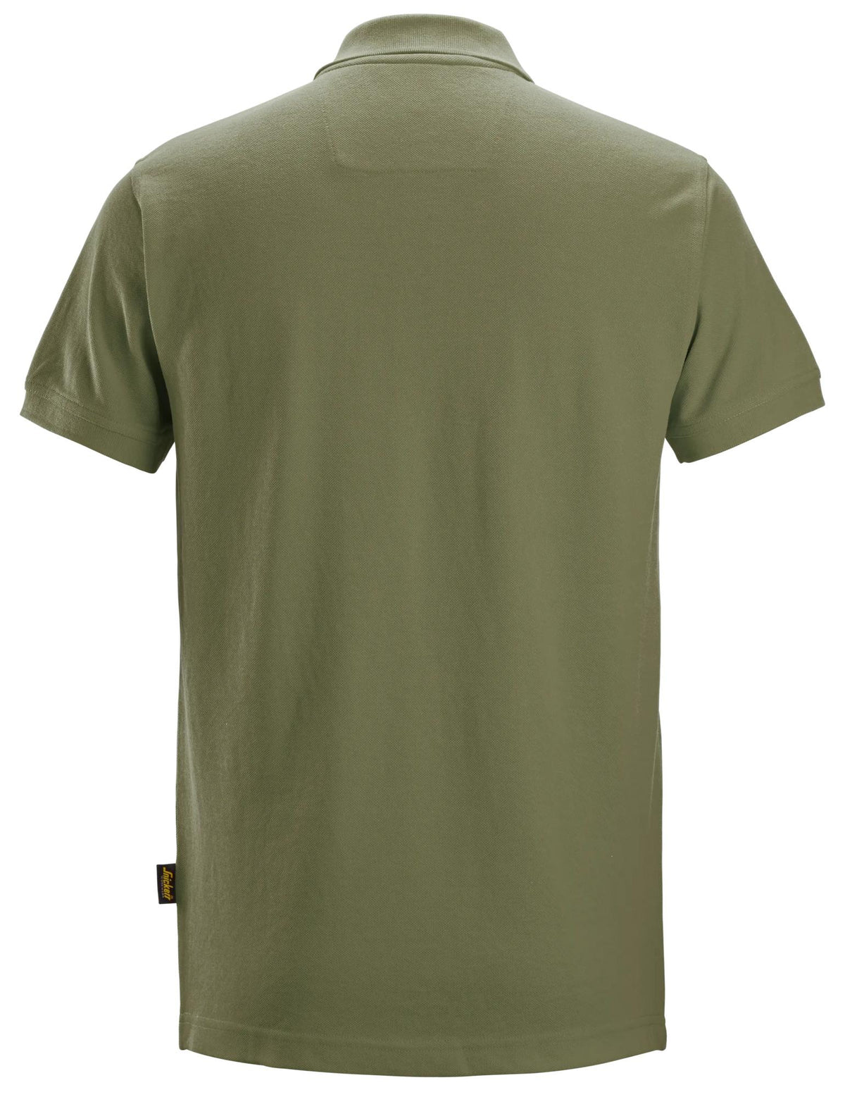 Snickers Workwear 2718 Classic Polo T-Shirt in Khaki Green, back view