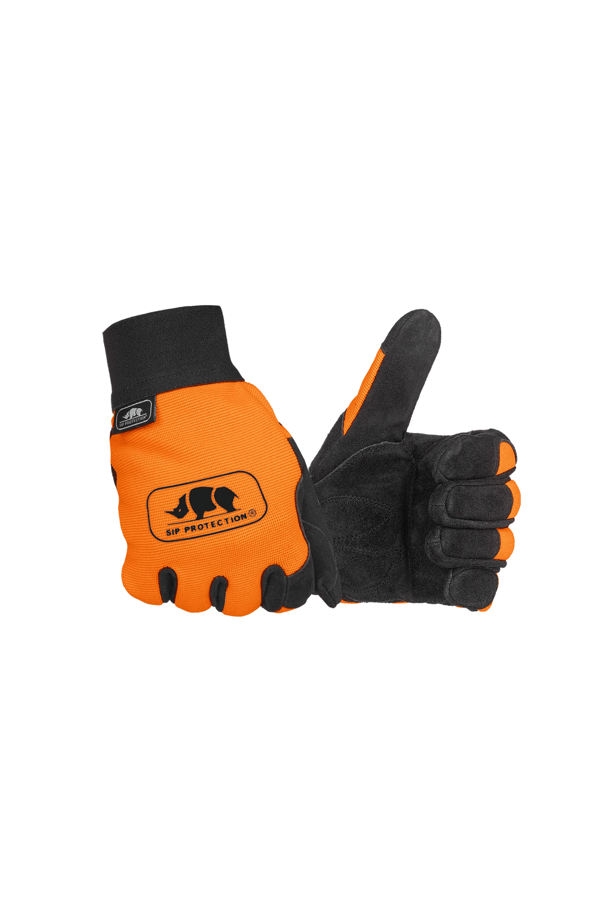 SIP Protection 2XA2 in Hi-Vis Orange/Black, front view