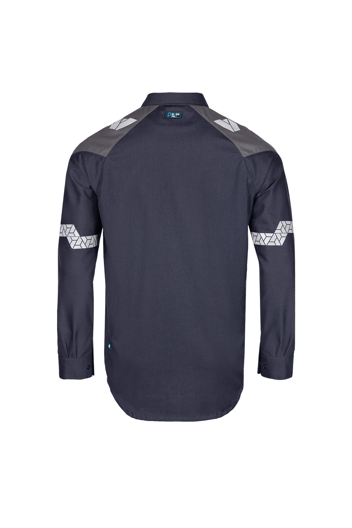 Sioen PRO Rojas in Navy blue/Anthracite grey, back view