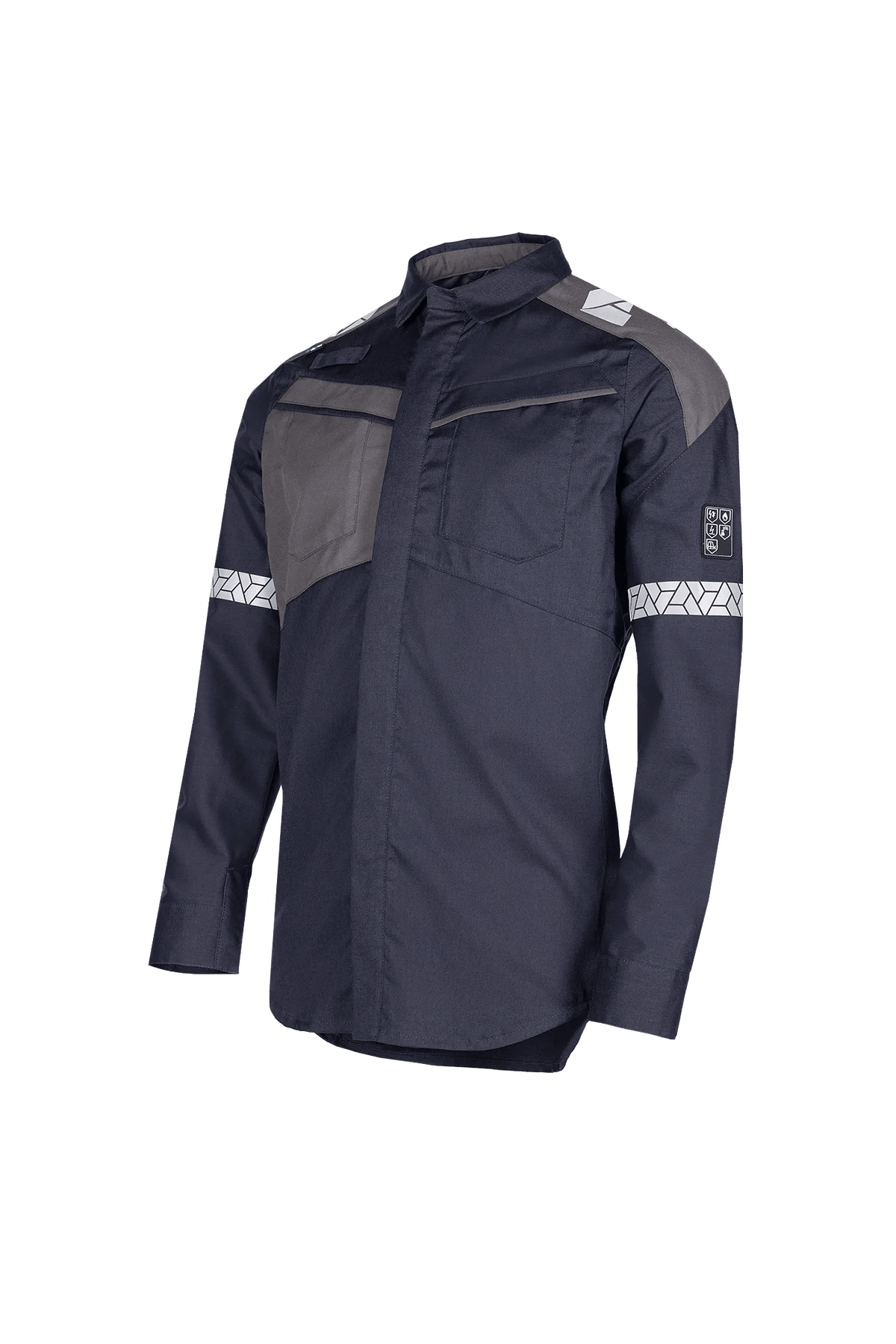 Sioen PRO Rojas in Navy blue/Anthracite grey, side view