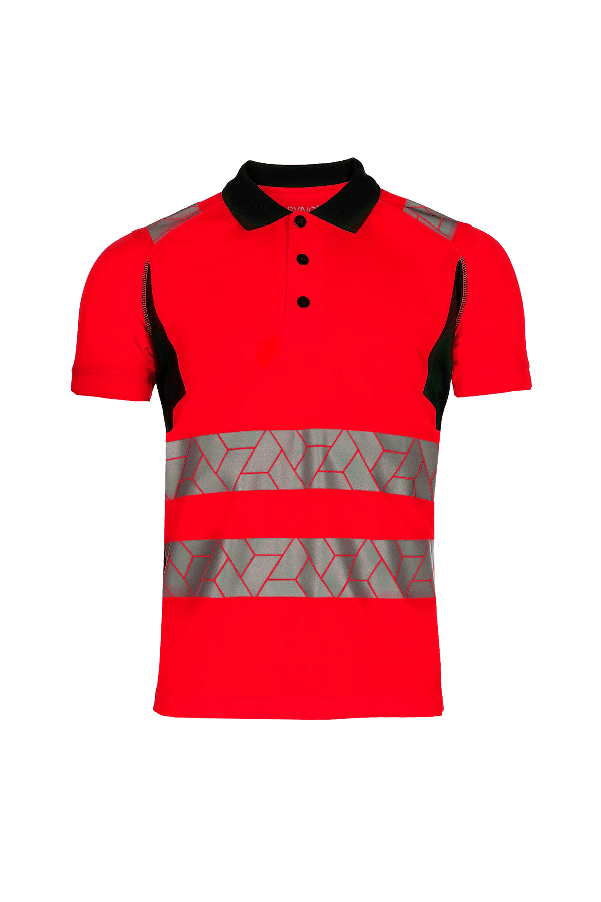 SYNQ Obvias in High-vis red/Black, front view
