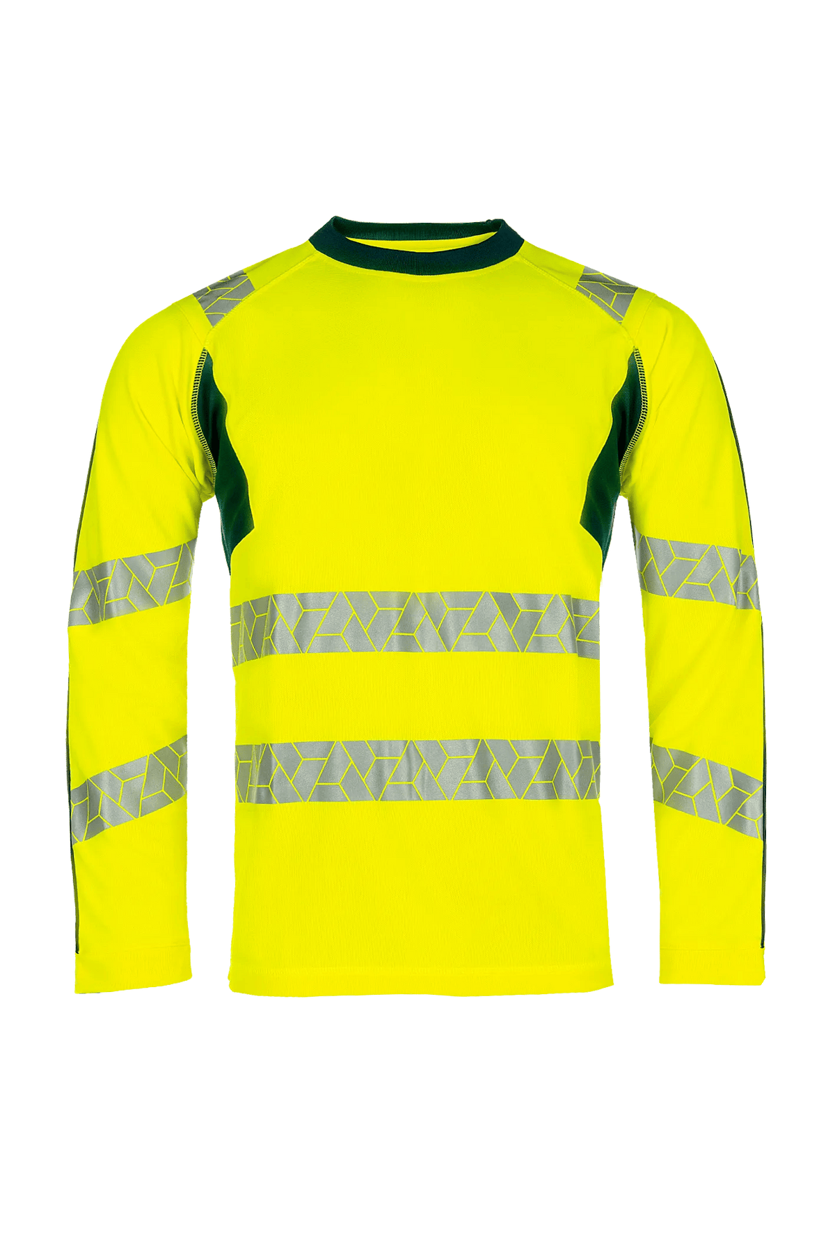 SYNQ Littup in High-vis yellow/Navy blue, front view