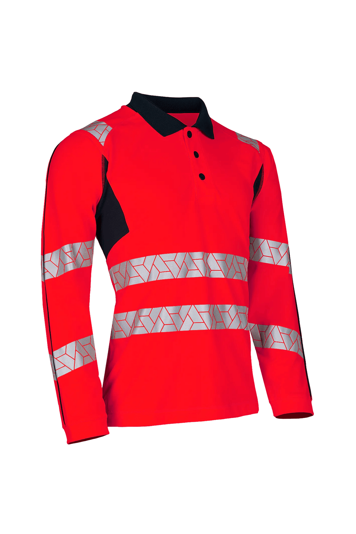 SYNQ Obvias Long in High-vis red/Black, side view