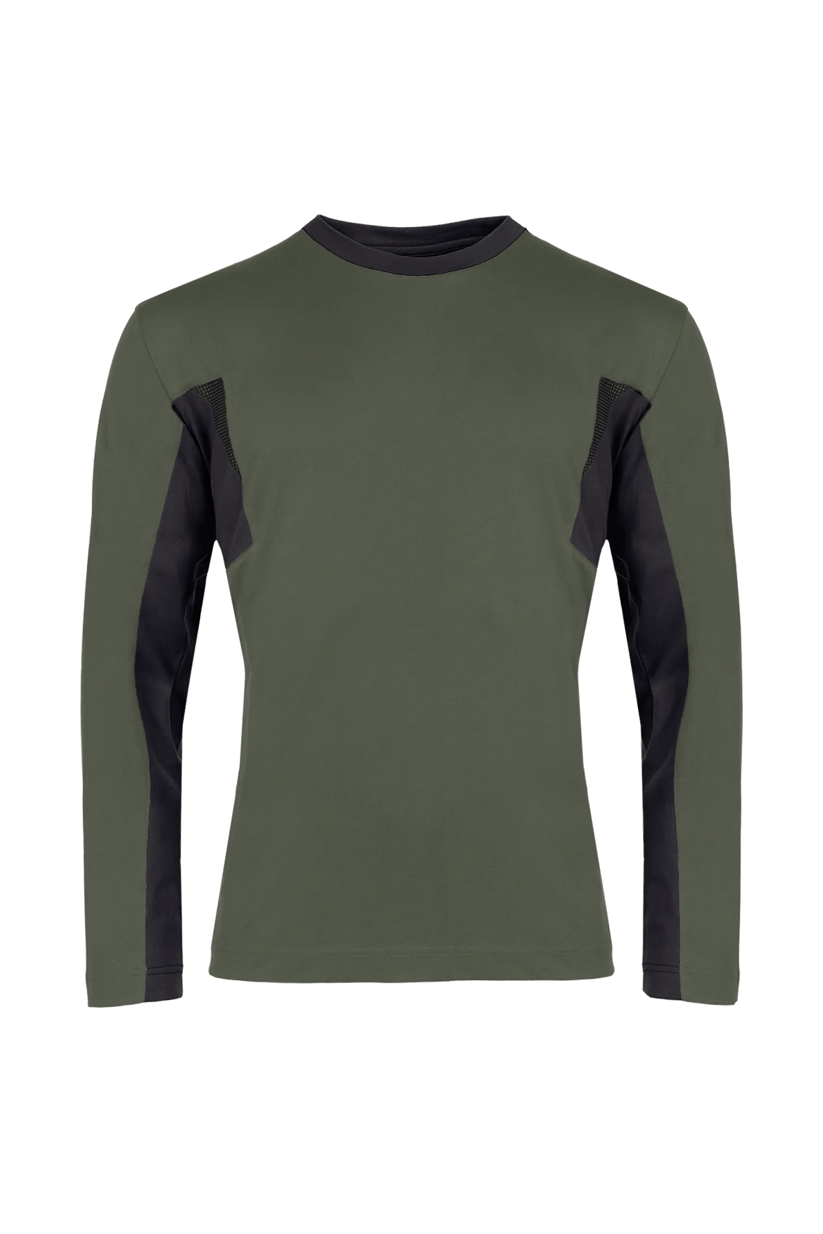 SYNQ Tackler Long in Khaki green/Black, front view