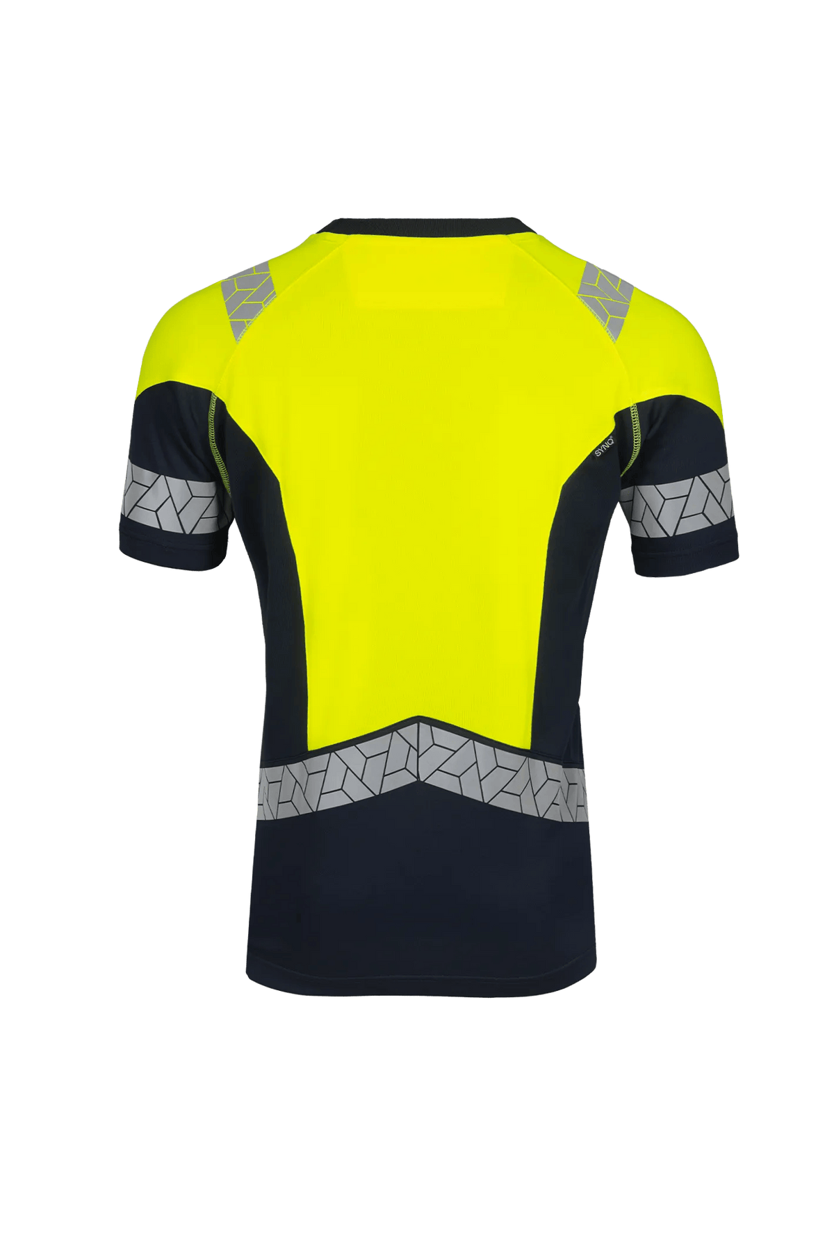 SYNQ Reesee AB in Navy blue/High-vis yellow, back view