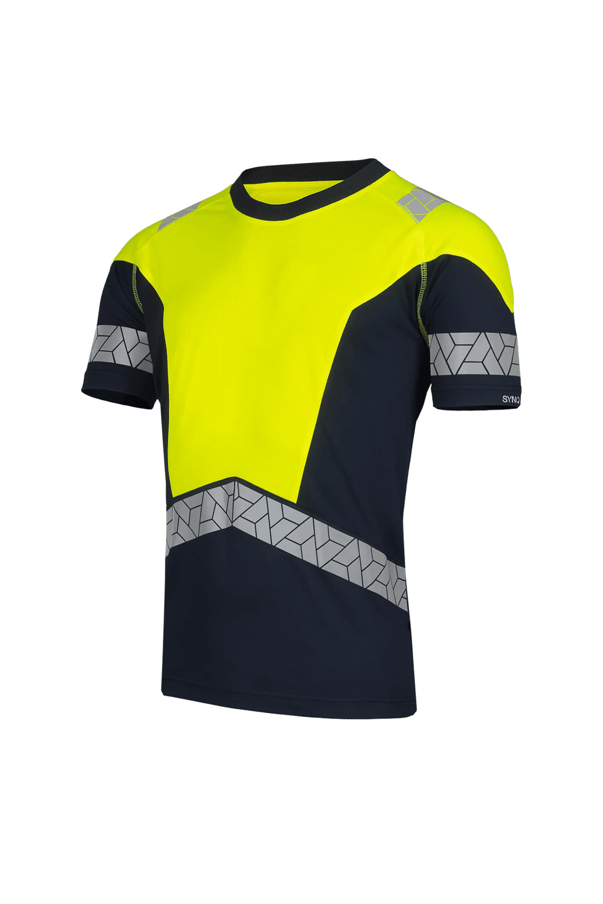 SYNQ Reesee AB in Navy blue/High-vis yellow, side view