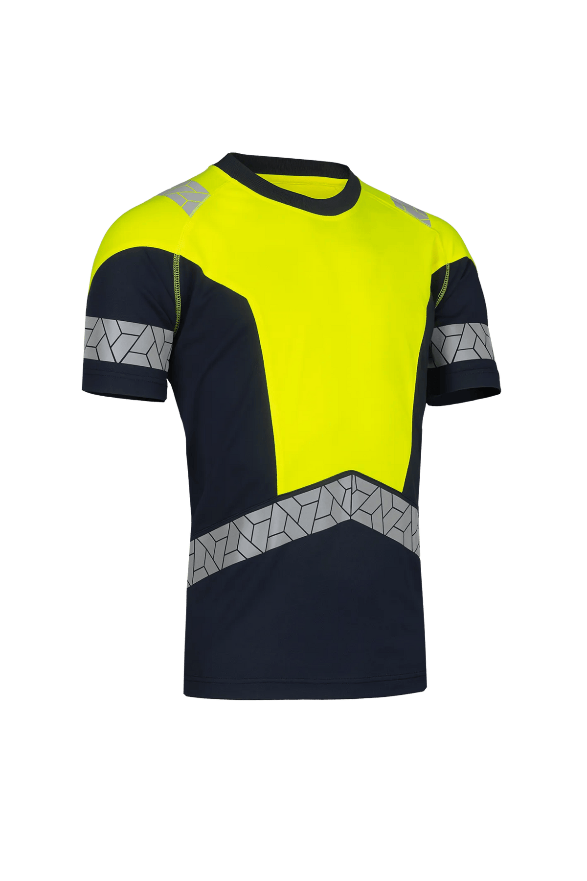 SYNQ Reesee AB in Navy blue/High-vis yellow, side view