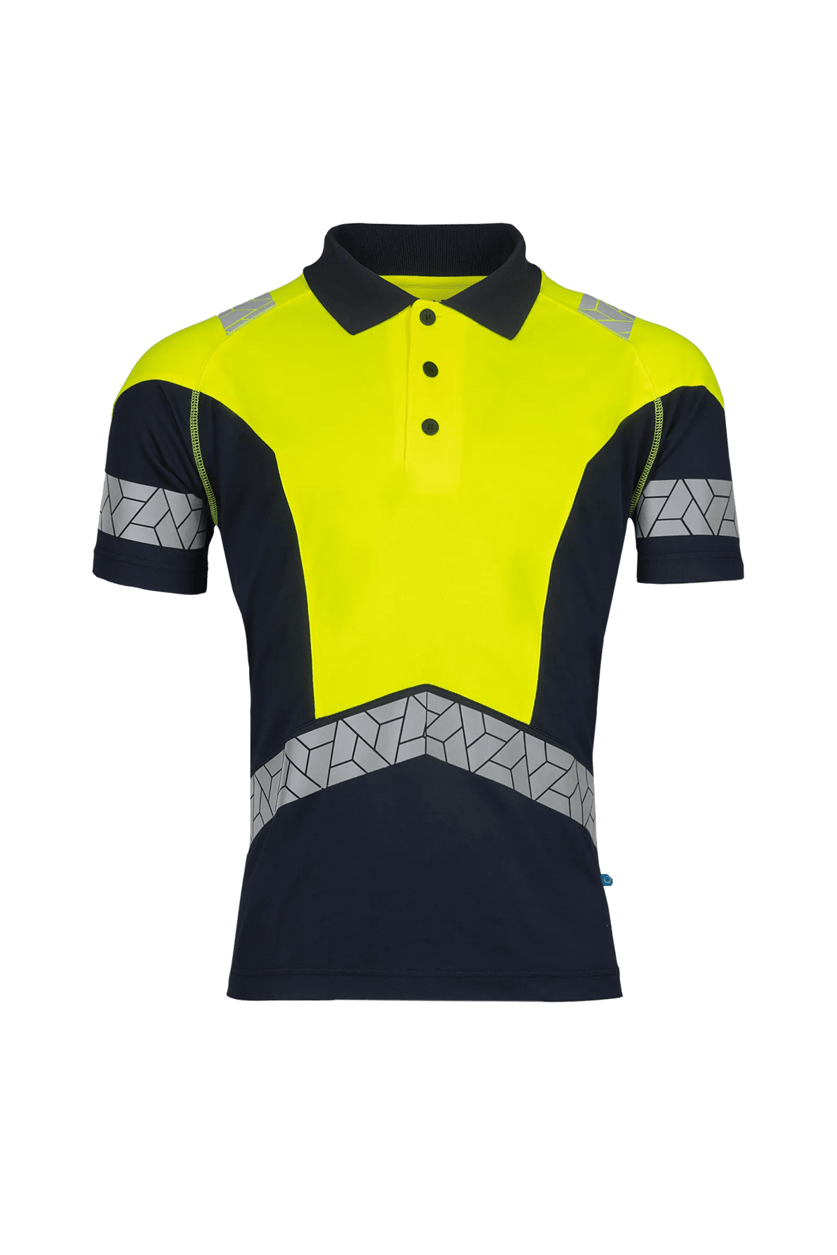 SYNQ Lousee AB in Navy blue/High-vis yellow, front view