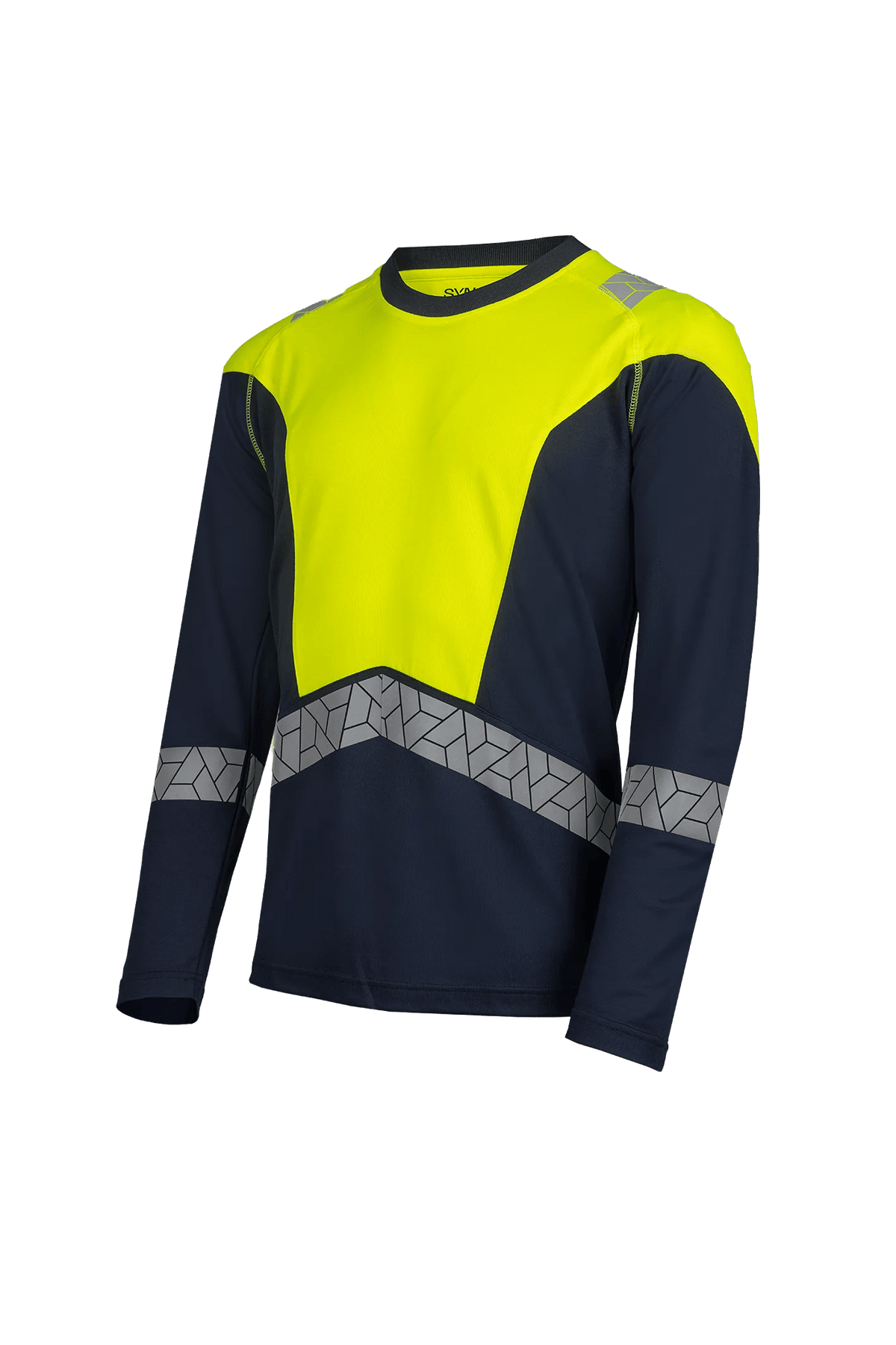 SYNQ Reesee Long AB in Navy blue/High-vis yellow, side view