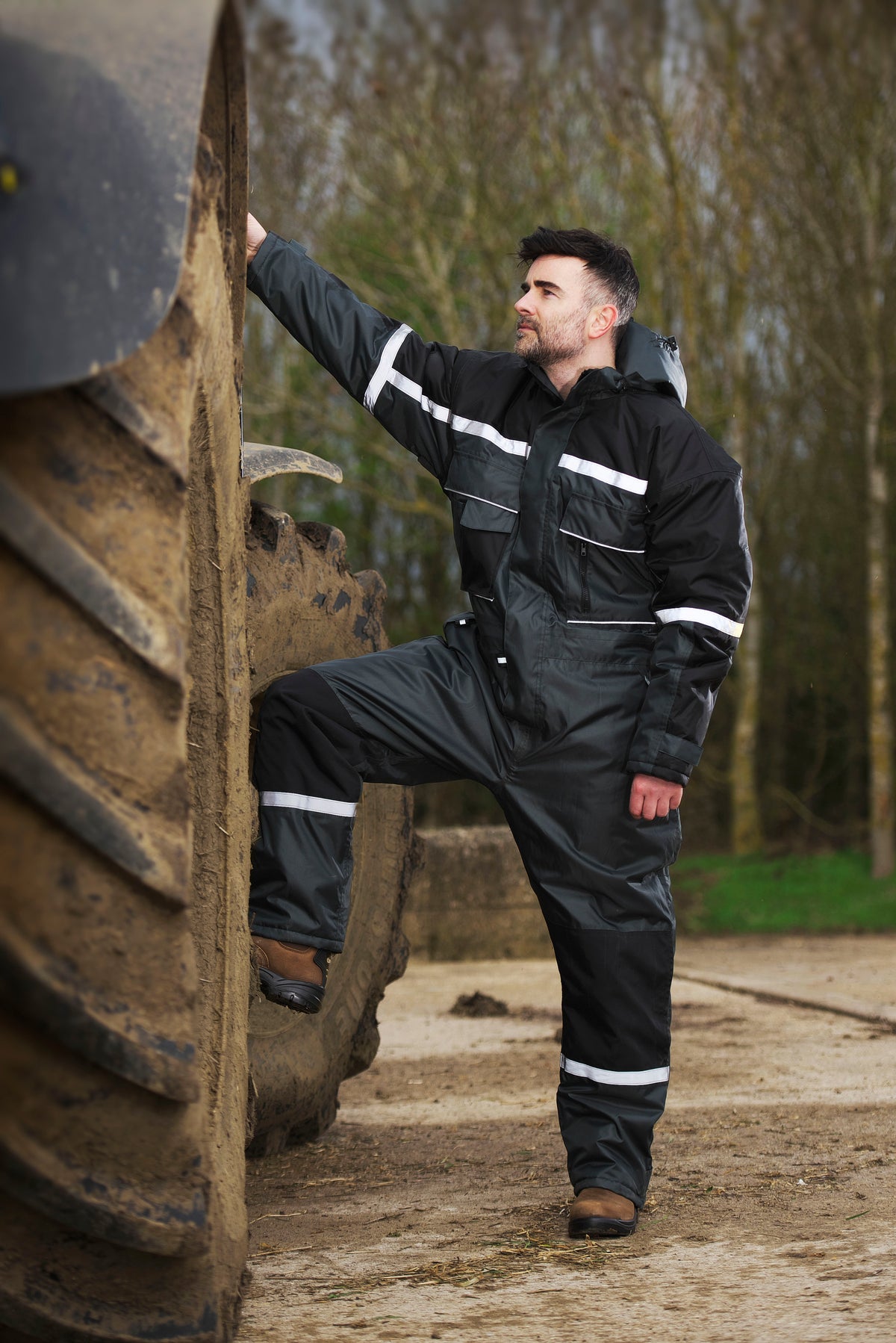 Fort 325 Orwell Waterproof Padded Coverall in Green, image 2