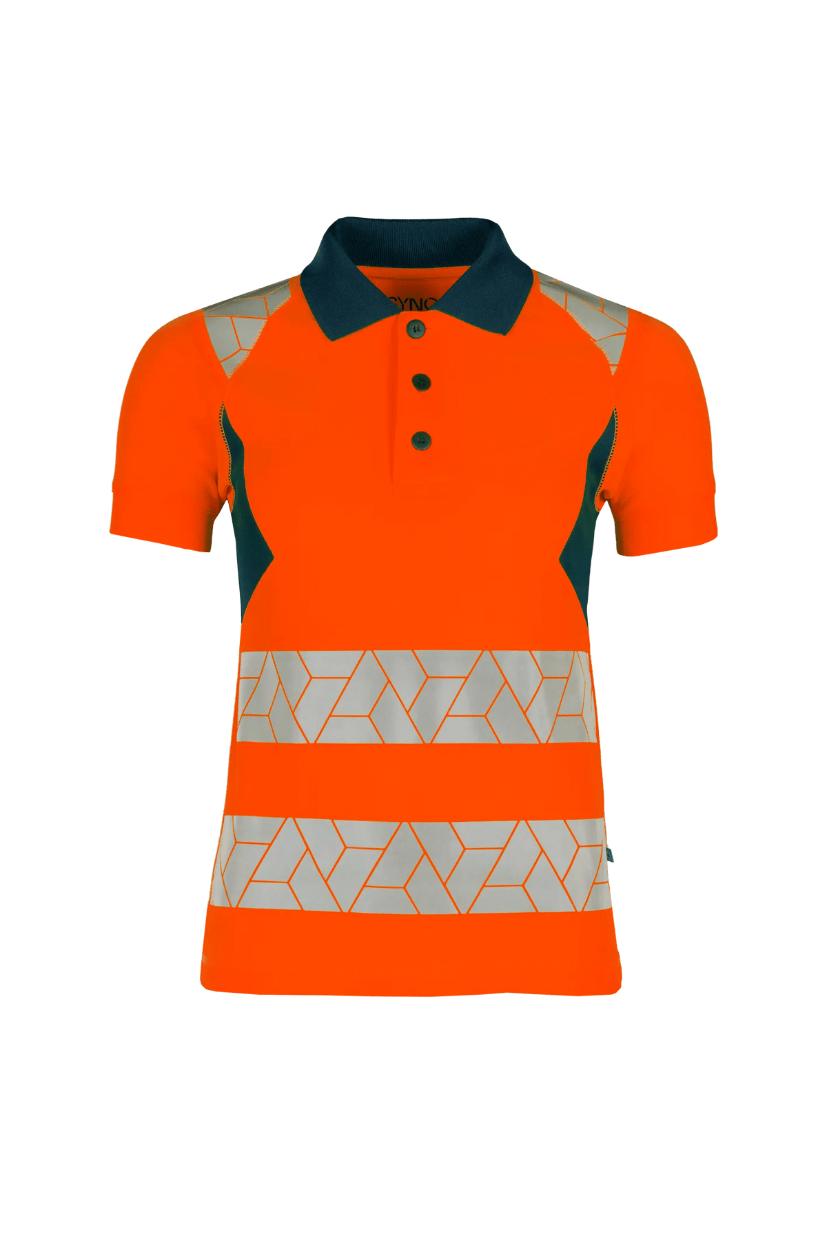 SYNQ Obvias Women in High-vis orange/Navy blue, front view