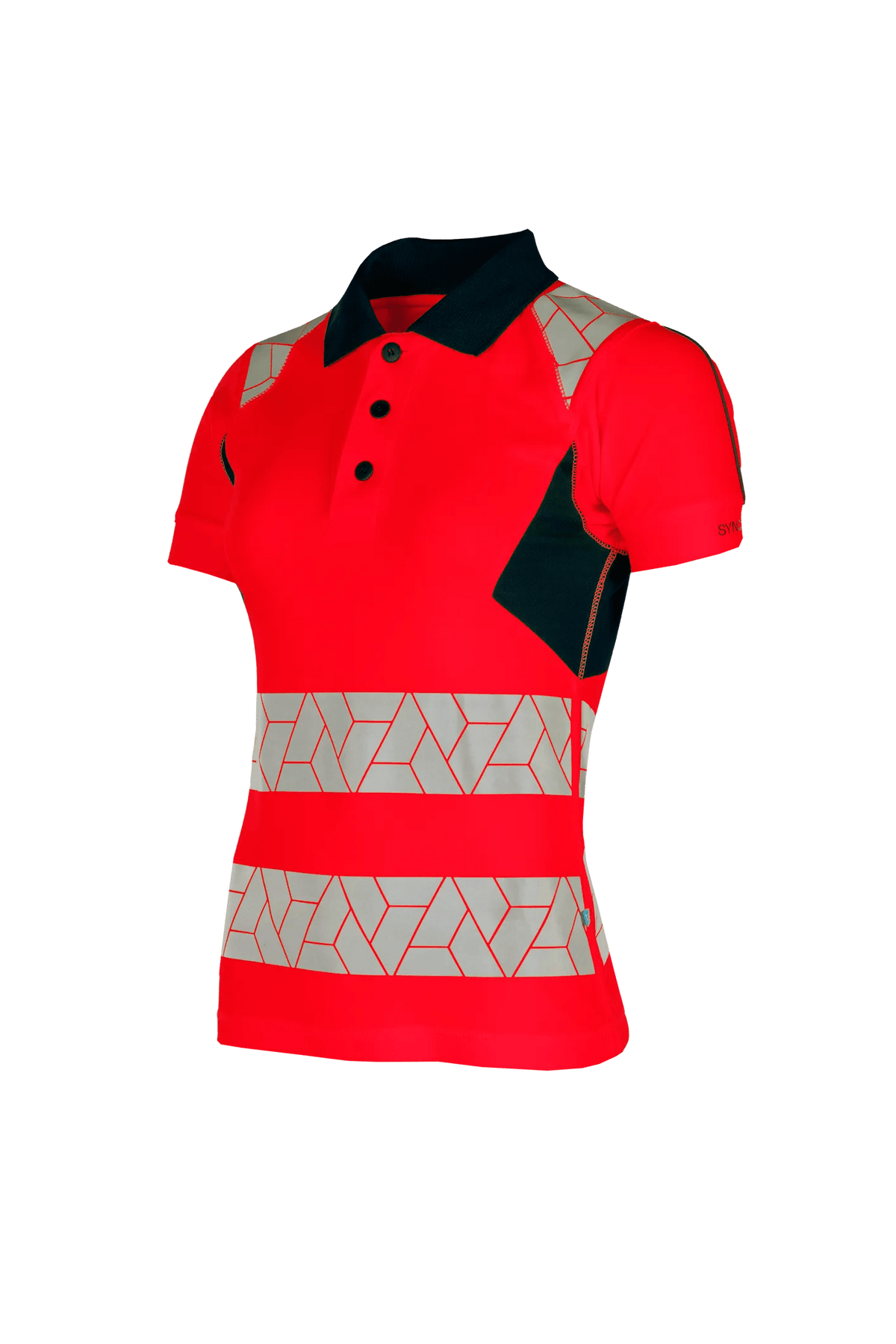 SYNQ Obvias Women in High-vis red/Black, side view
