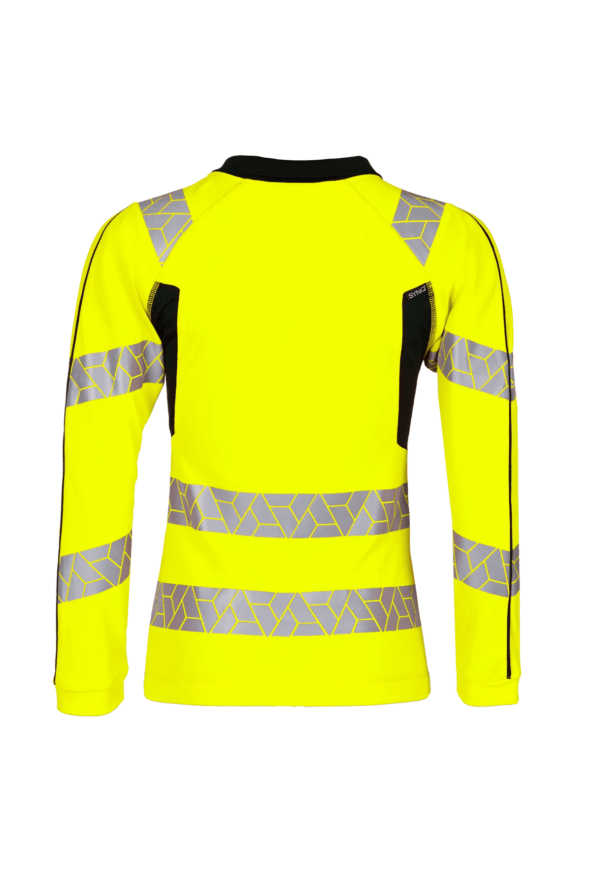 SYNQ Obvias Long Women in High-vis yellow/Black, back view