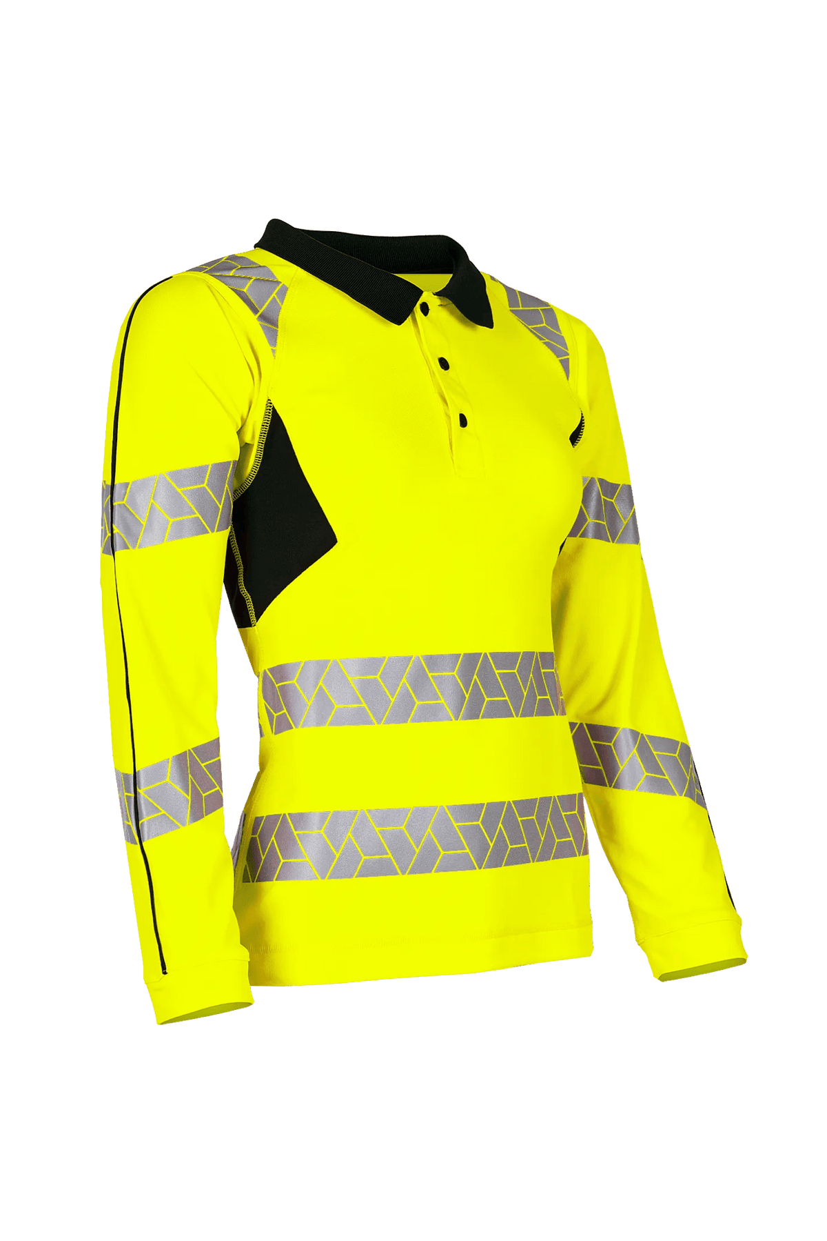 SYNQ Obvias Long Women in High-vis yellow/Black, side view