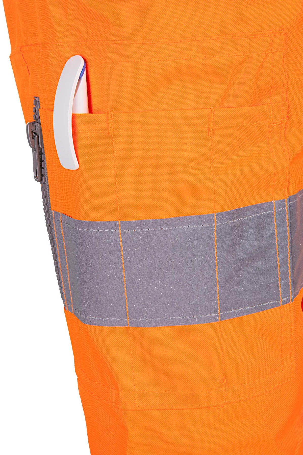 Sioen Campbell in High-vis orange/Navy blue