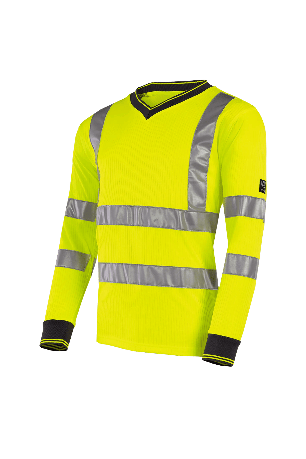 Sioen Bresso in High-vis yellow, side view