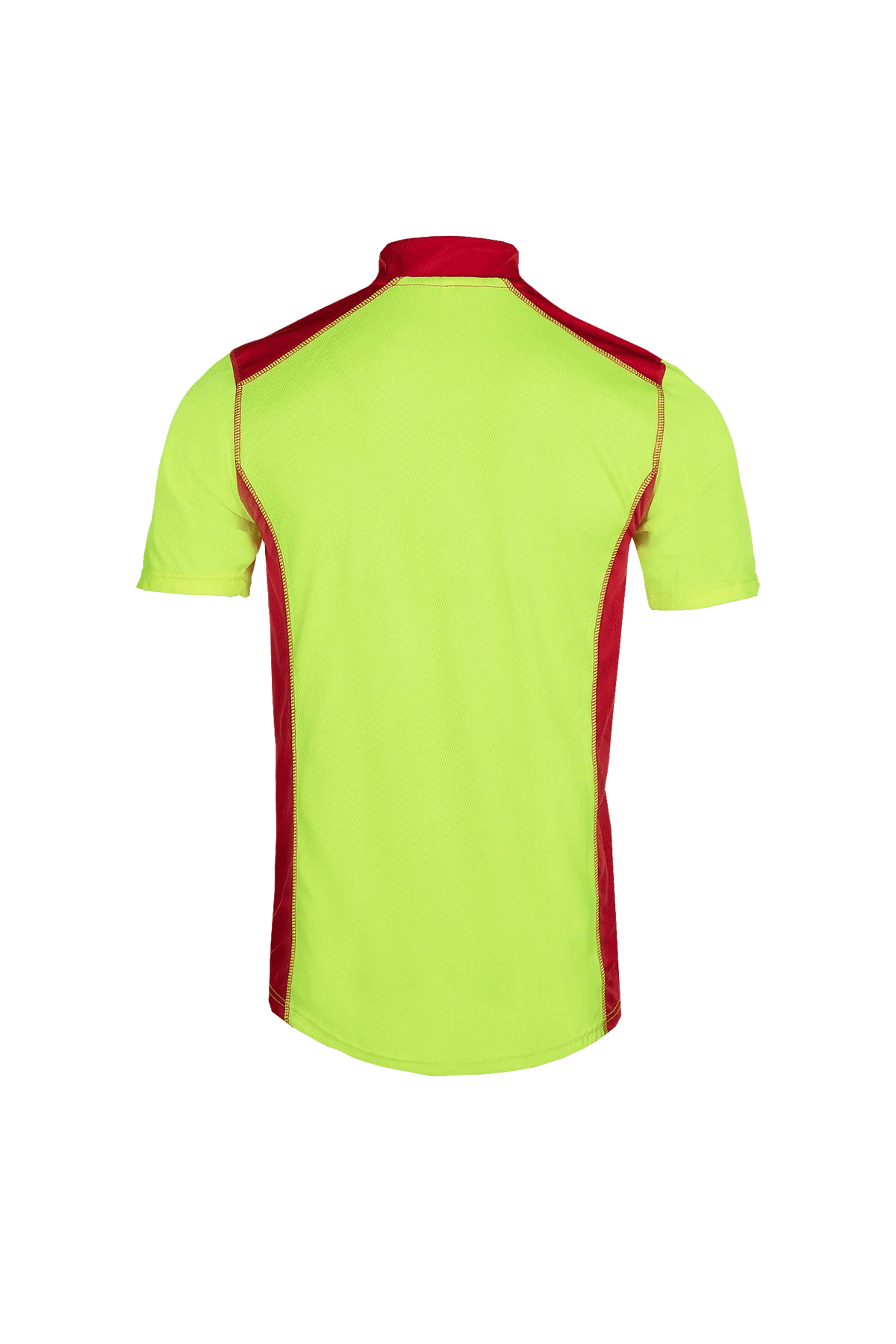 SIP Protection 397A in Hi-Vis Yellow/Red, back view