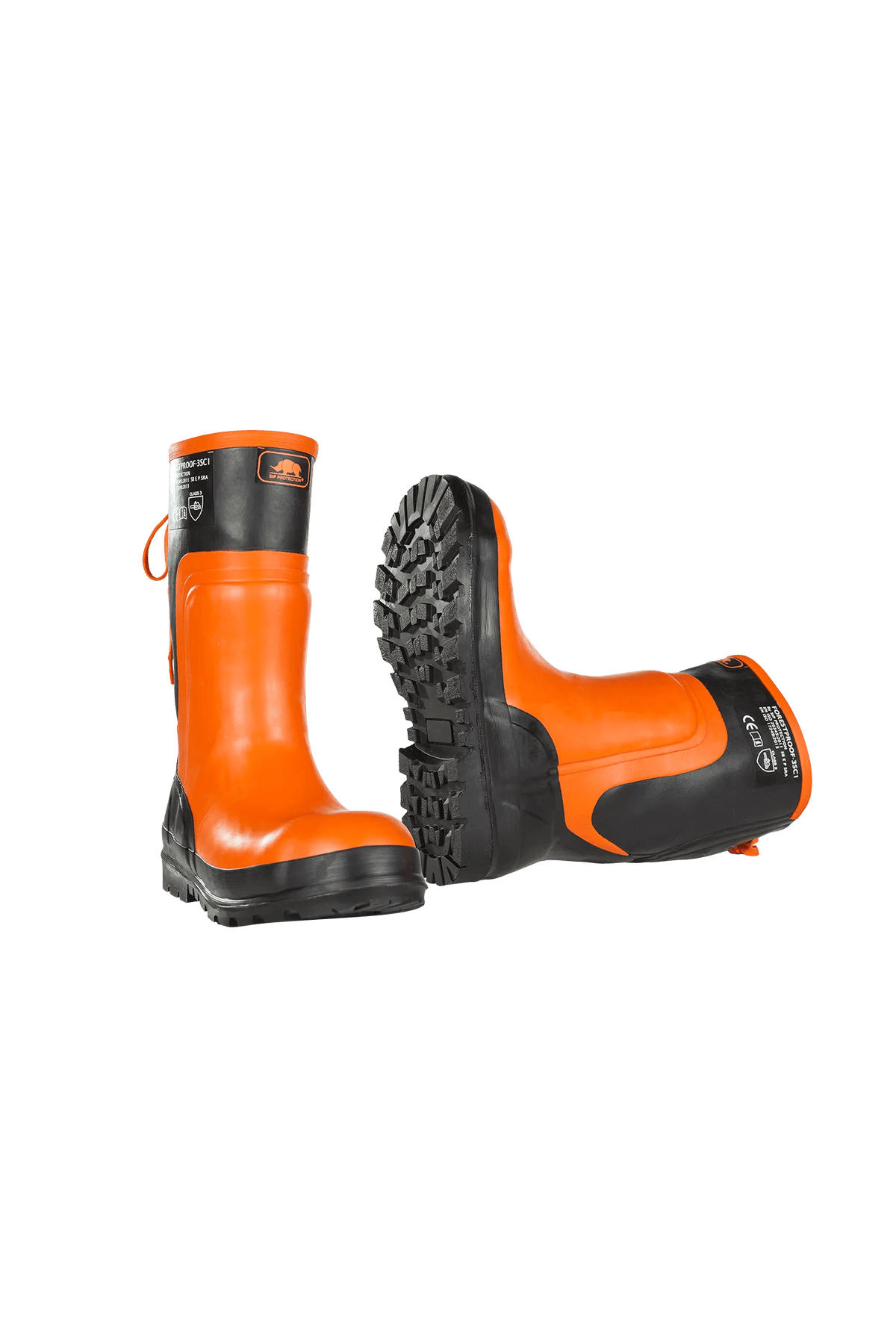 SIP Protection Forestproof in Black/Orange, front view