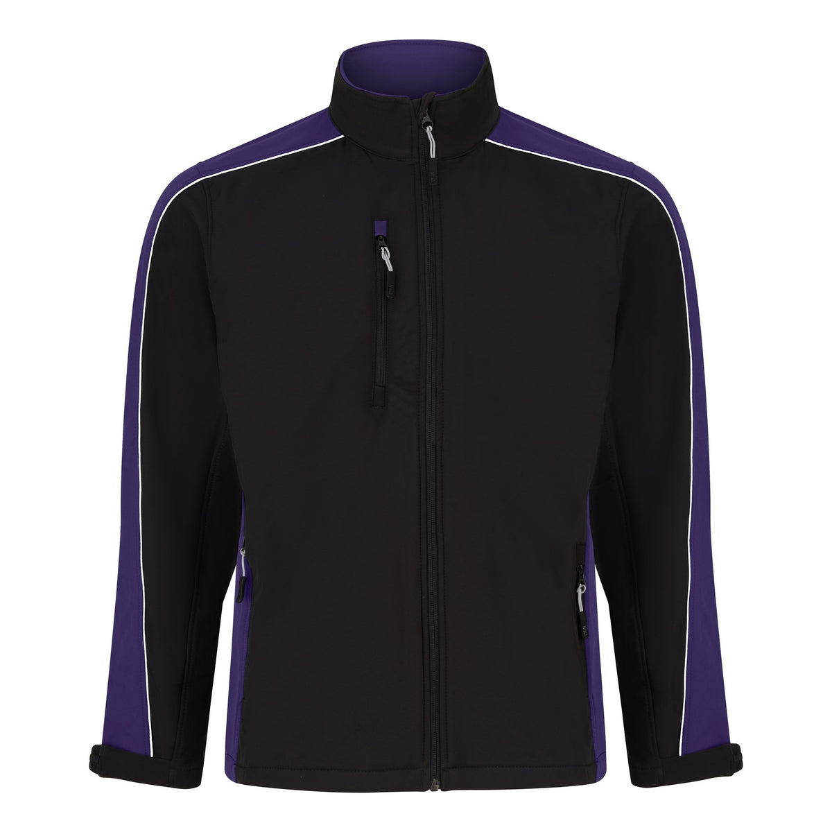 ØRN Avocet Softshell – Black - Purple – front
