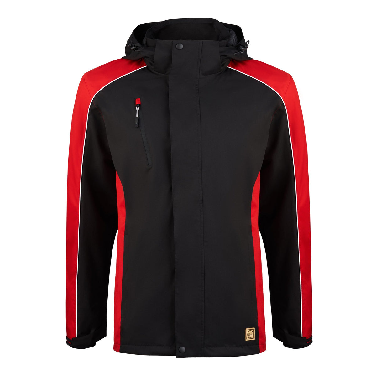 ØRN Avocet EarthPro® GRS Jacket – Black - Red – front