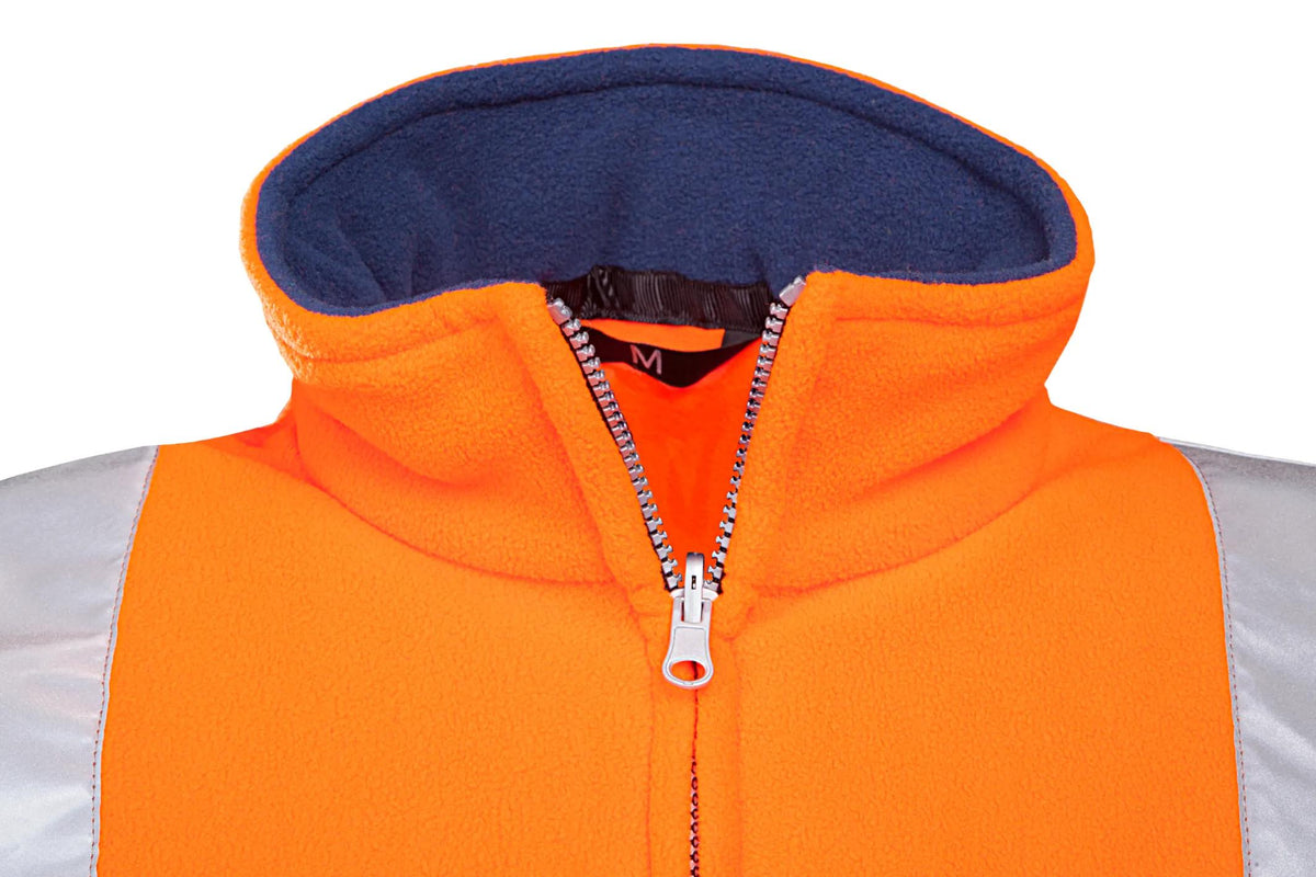 Sioen Kingley in High-vis orange/Navy blue