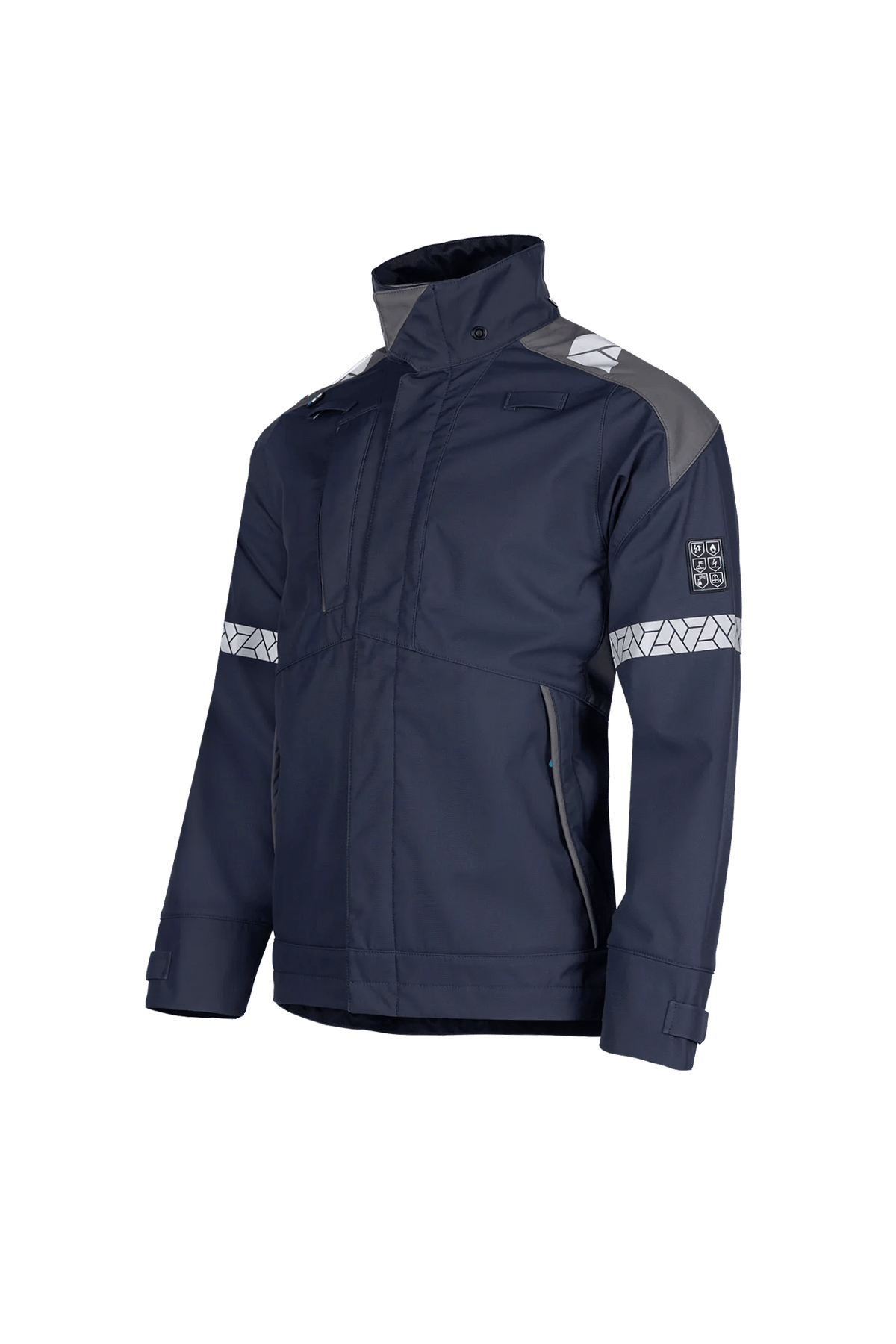 Sioen PRO Persine in Navy blue/Anthracite grey, side view