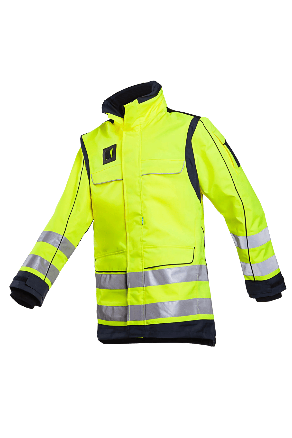 Sioen Thornton in High-vis yellow/Blue, side view