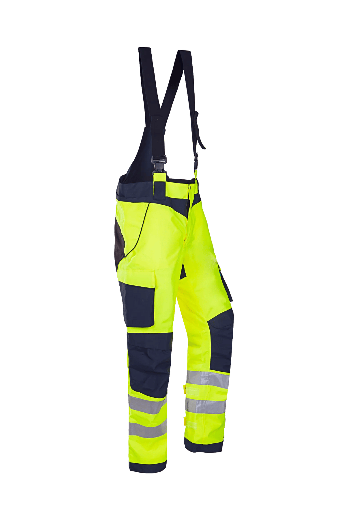 Sioen Anholt in High-vis yellow/Blue, side view
